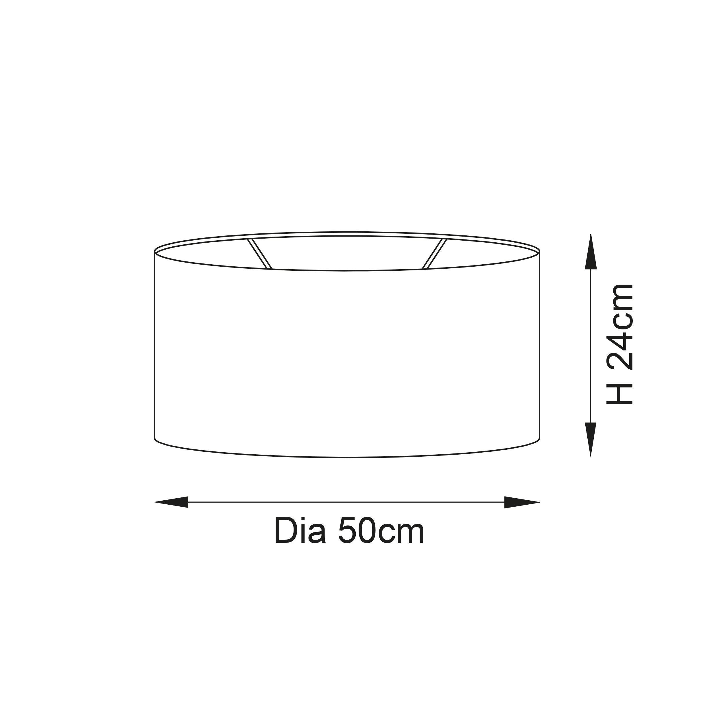 cylinder black cotton lamp shade by Endon Lighting Bedroom Hero Shot