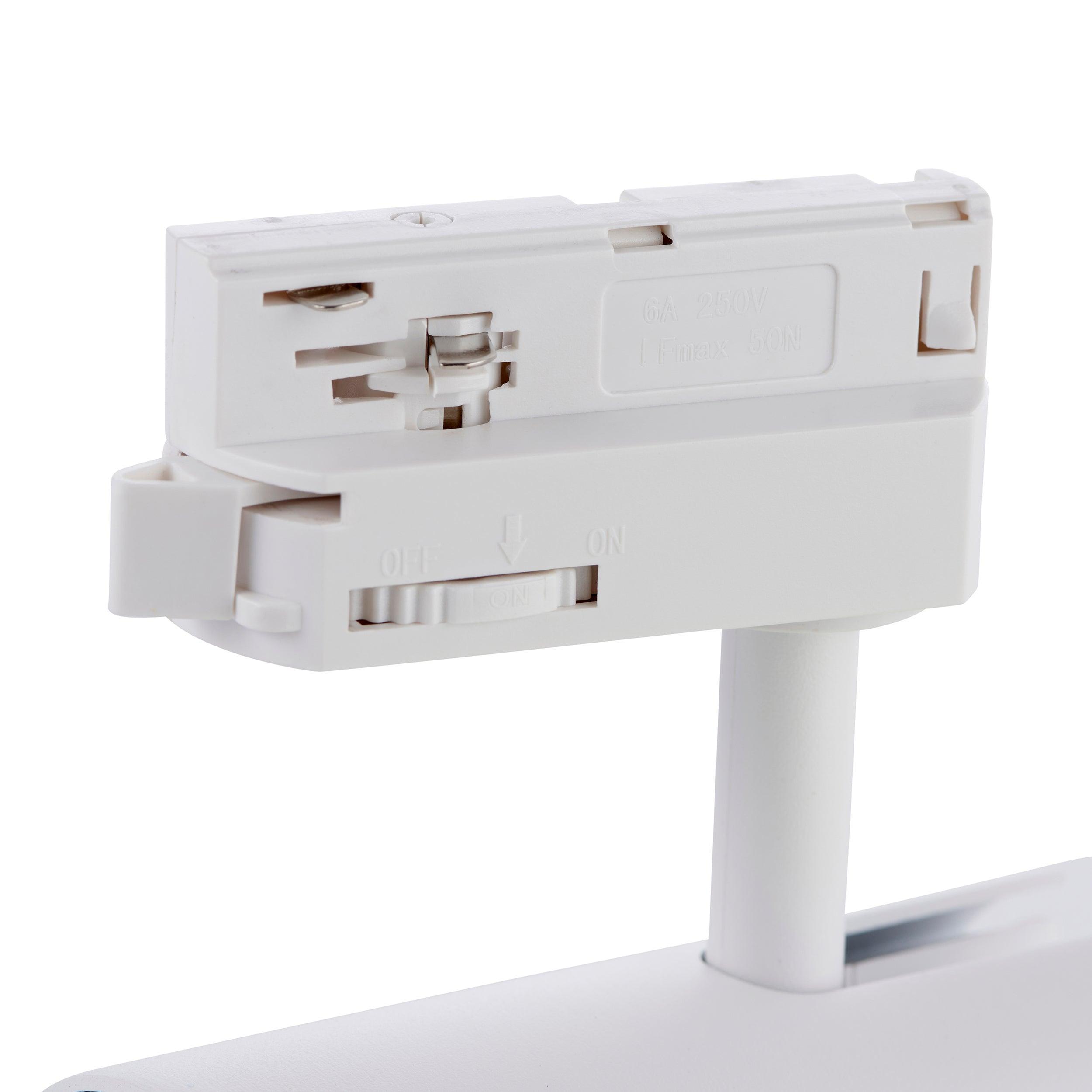 coltled 15w track head light matt white cool white by saxby lighting, close up image 22