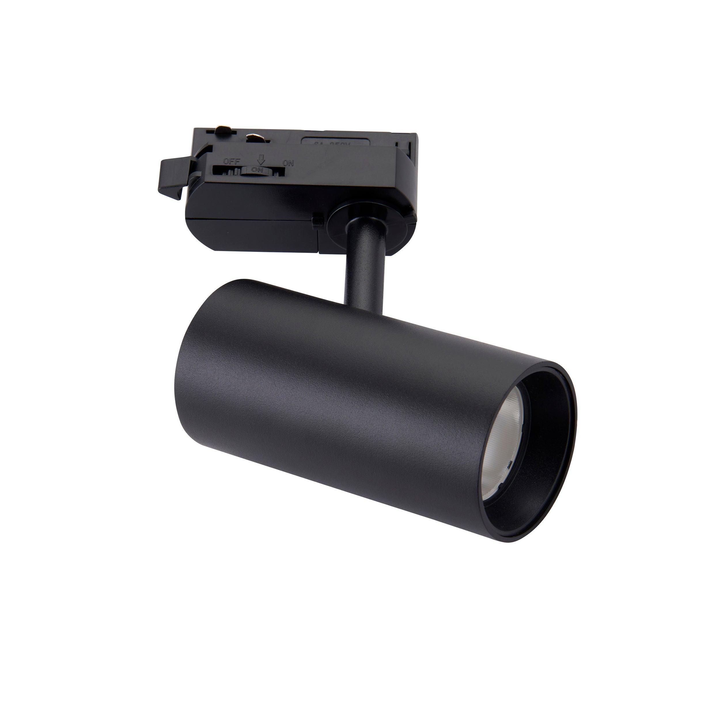 coltled 15w track head light matt black warm white by saxby lighting, close up image 35