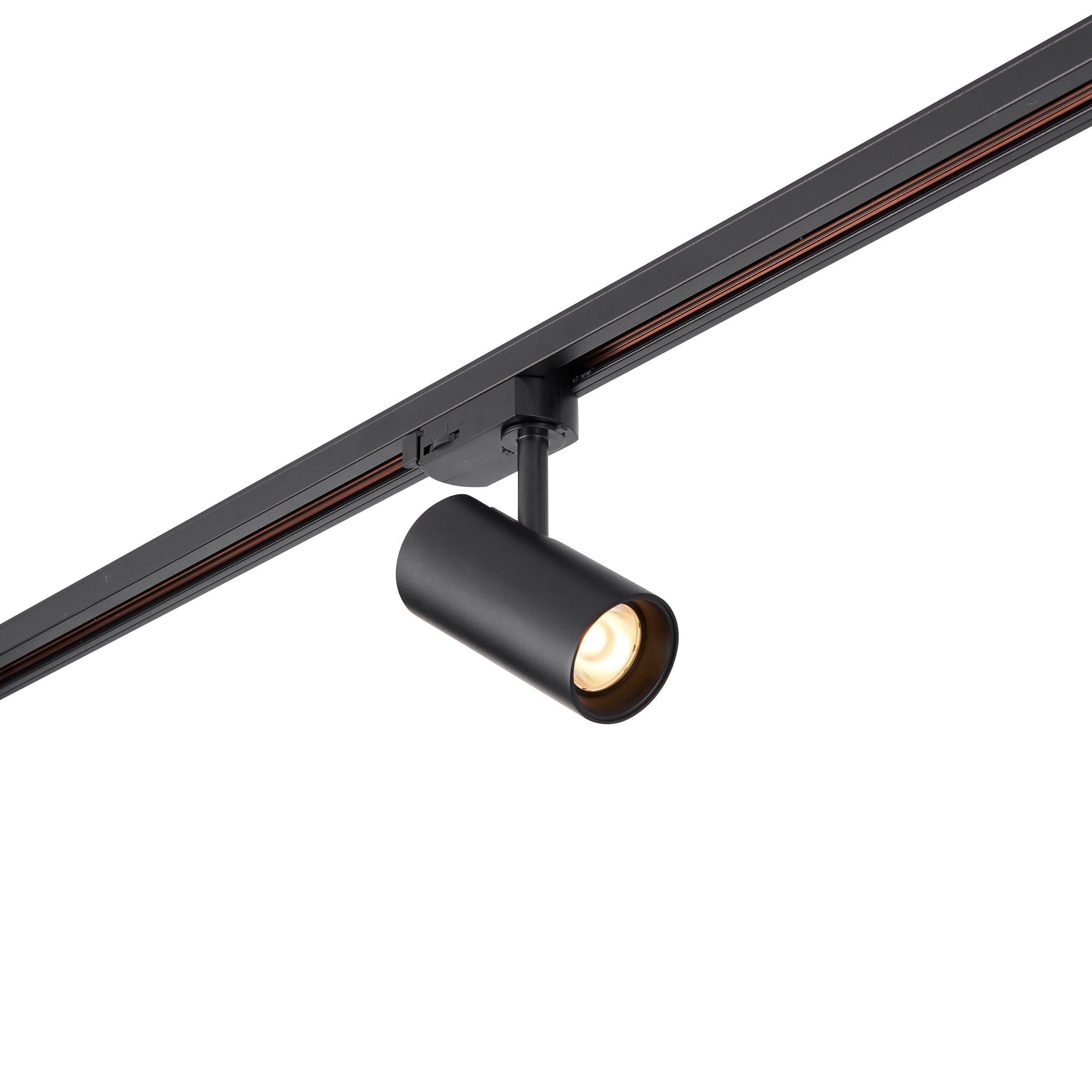 coltled 15w track head light matt black warm white by saxby lighting, close up image 36