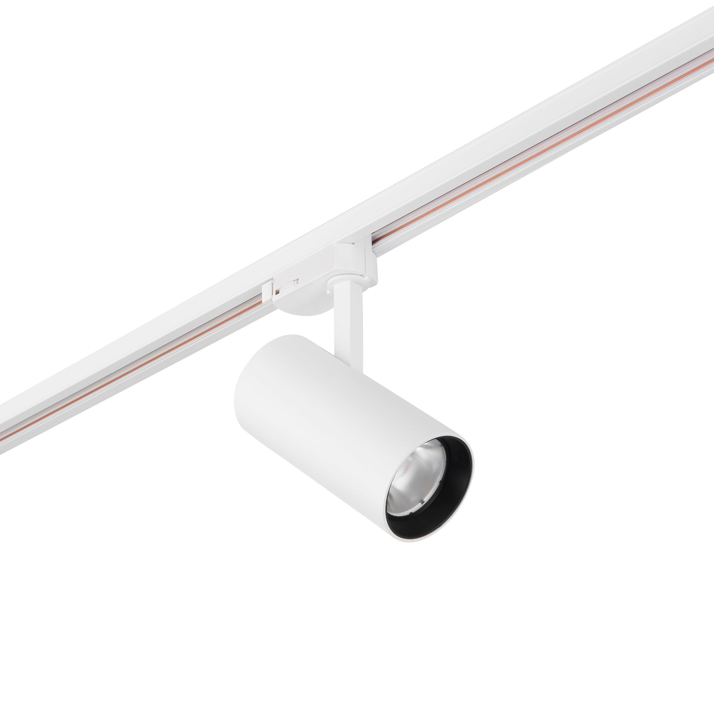 coltled 23w track head 3000k matt white warm white by saxby lighting, close up image 25