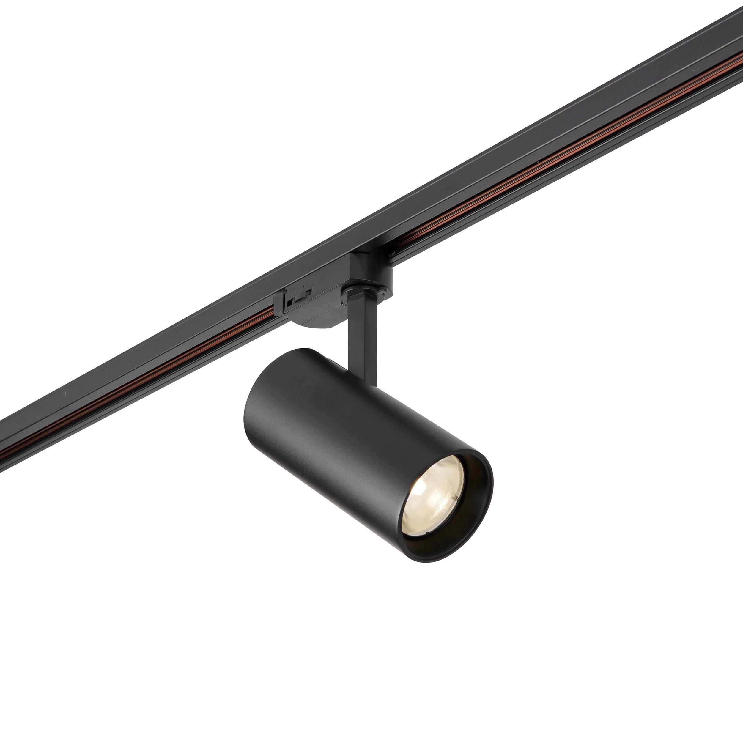 coltled 23w track head 3000k matt black cool white by saxby lighting, close up image 30