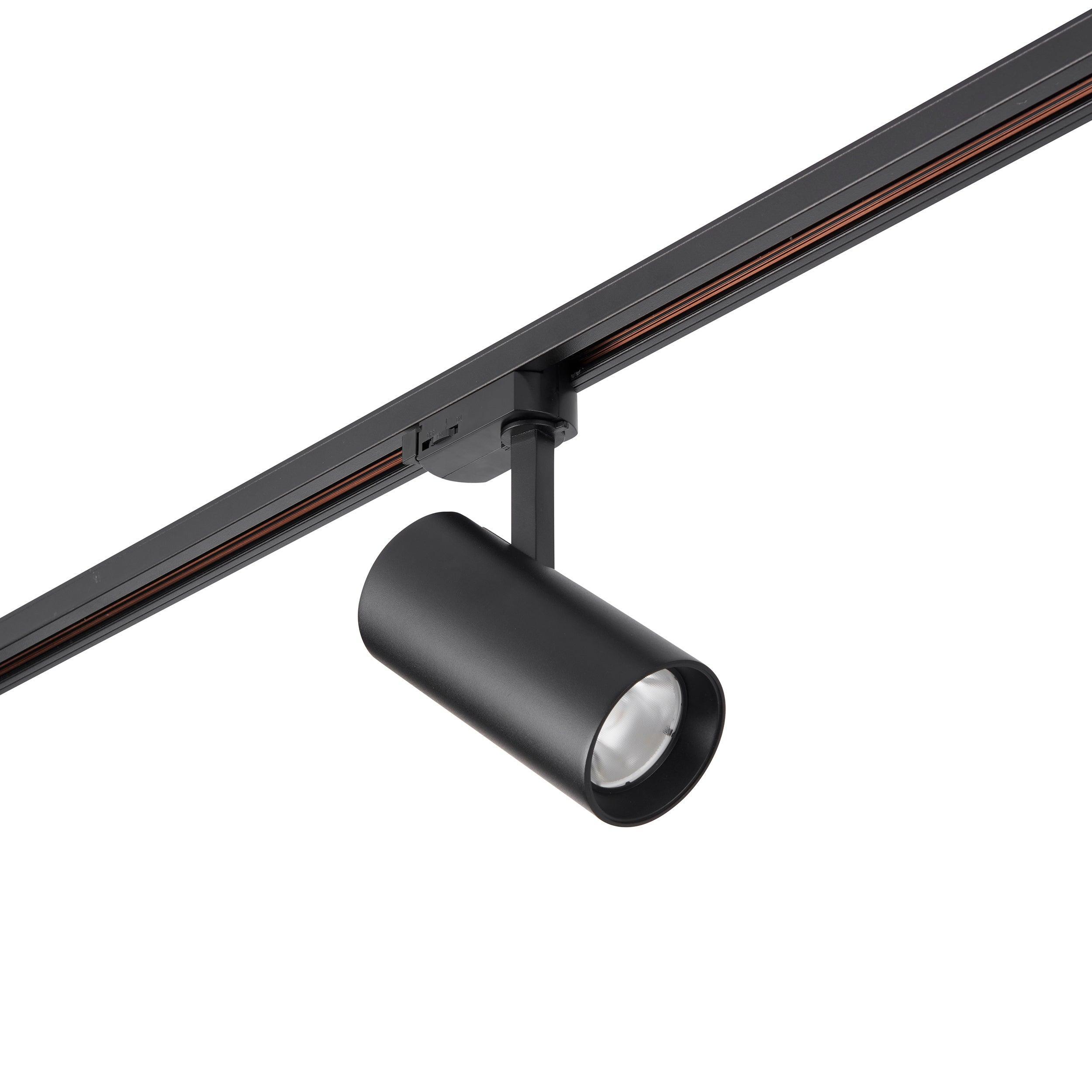 coltled 23w track head 3000k matt black cool white by saxby lighting, close up image 31