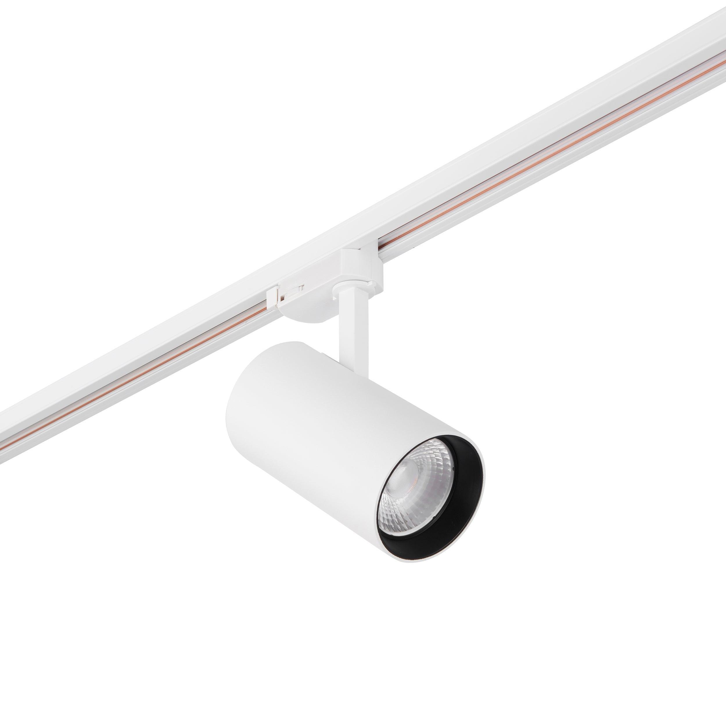 coltled 34w track head 4000k matt white cool white by saxby lighting, close up image 29