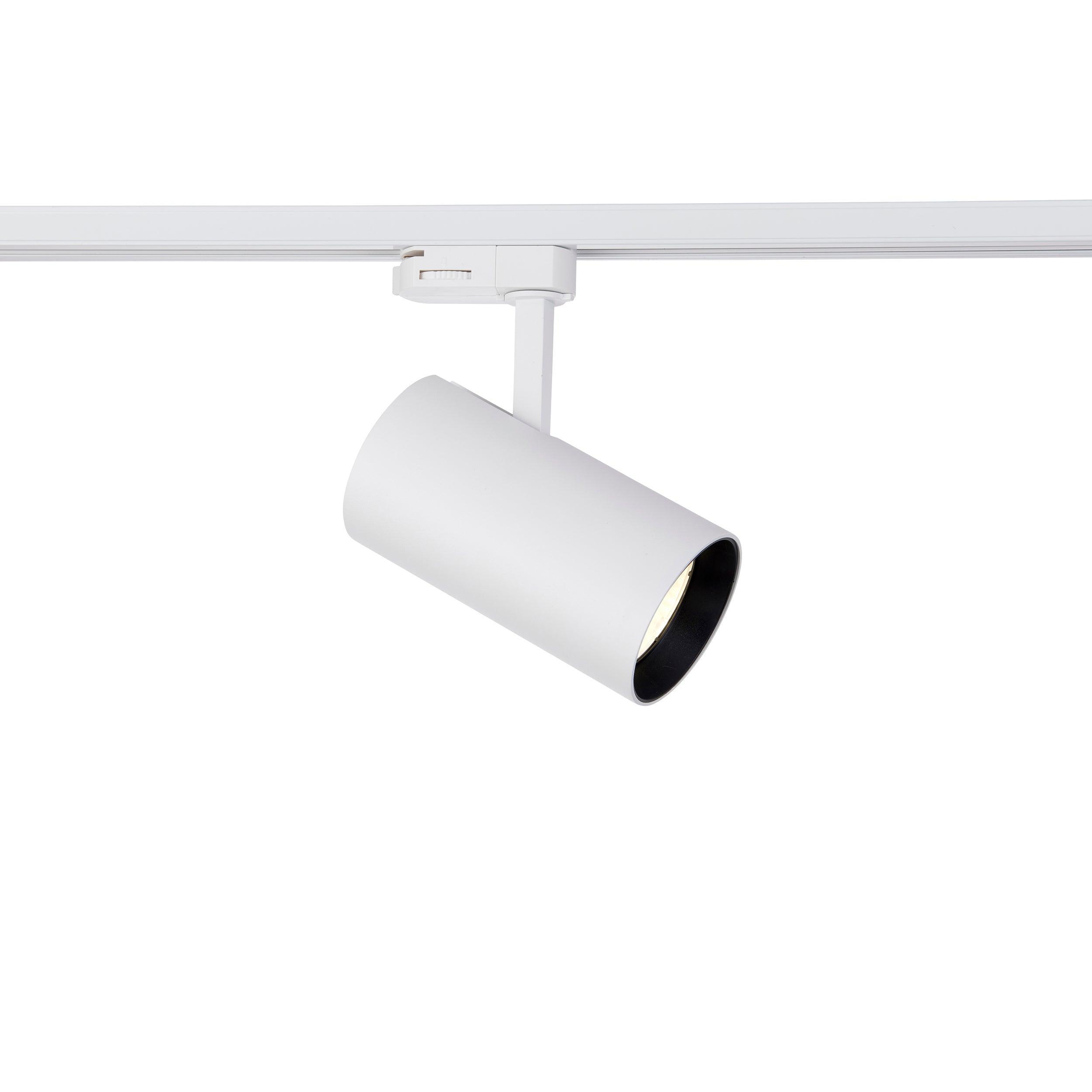 coltled 34w track head 4000k matt white cool white by saxby lighting, close up image 20