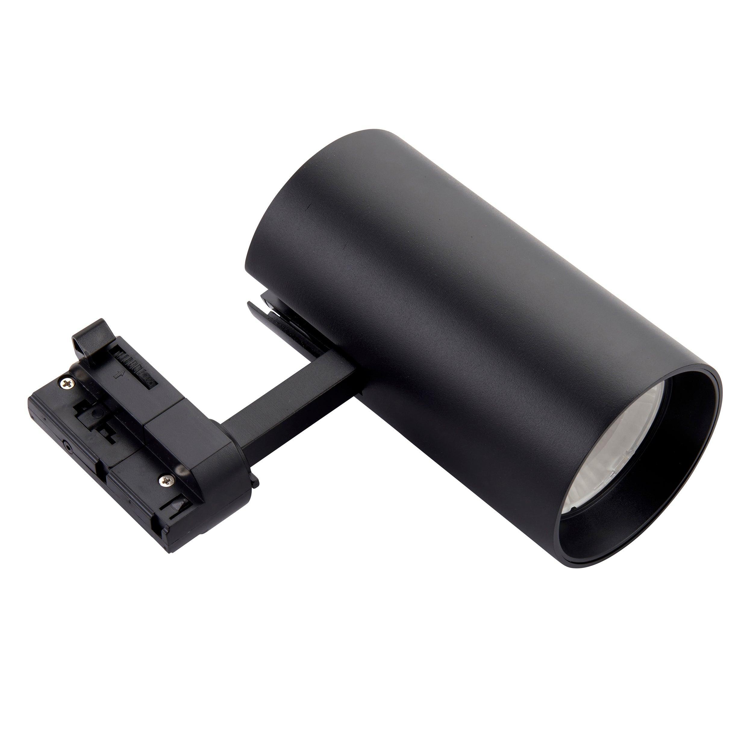 coltled 34w track head 3000k matt black warm white by saxby lighting, close up image 27