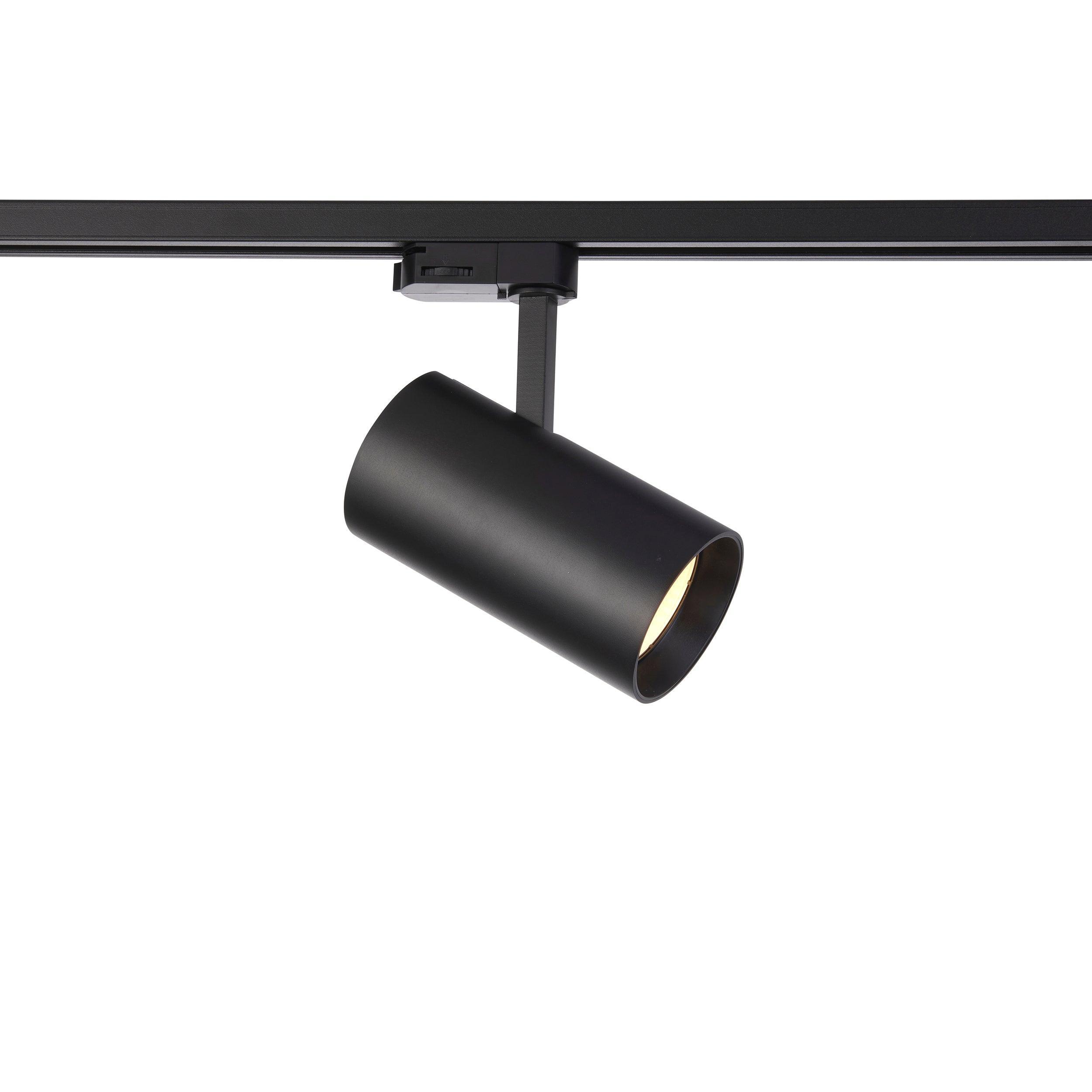 coltled 34w track head 3000k matt black warm white by saxby lighting, close up image 15