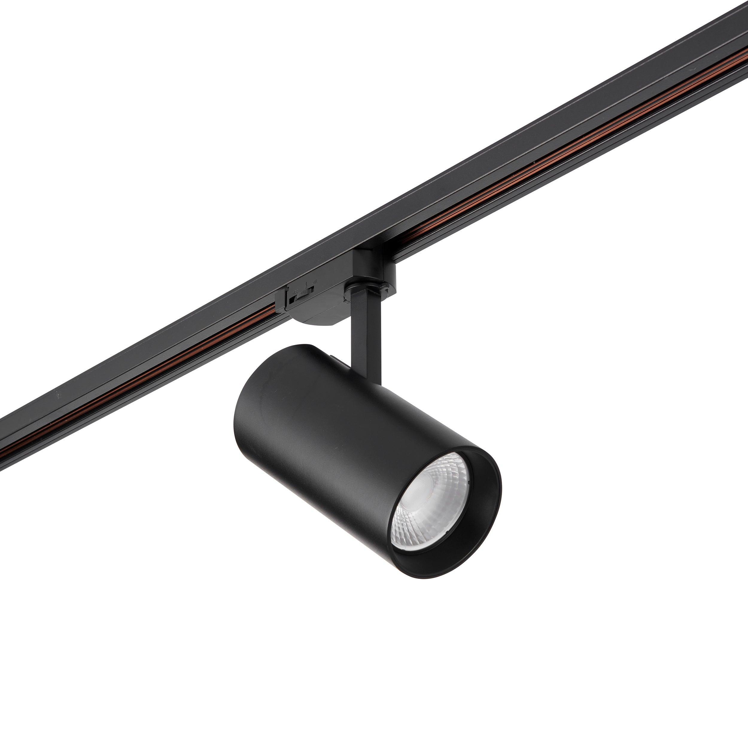 coltled 34w track head 4000k matt black cool white by saxby lighting, close up image 18