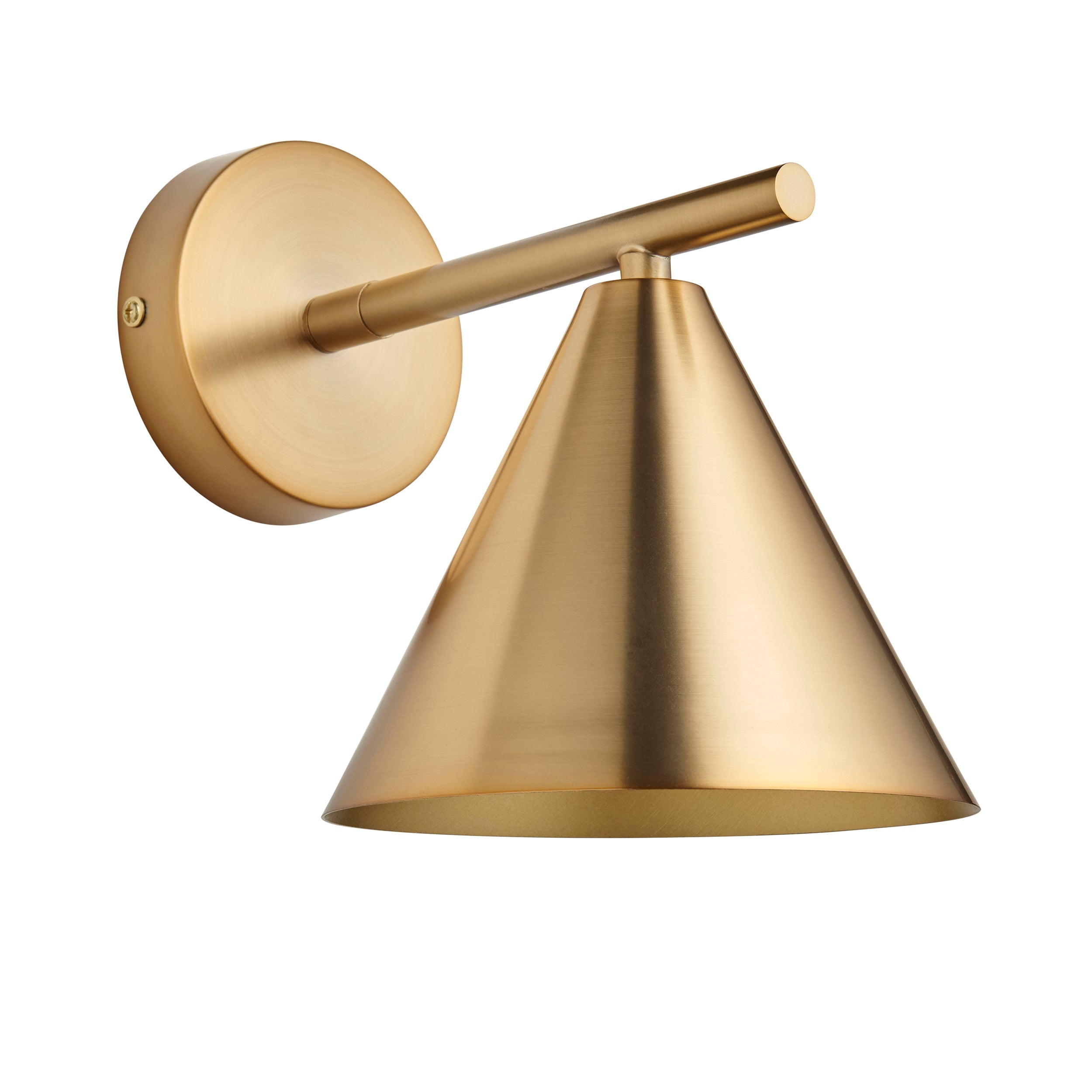 Cape Brass Wall Light-WAREHOUSE-40-290626