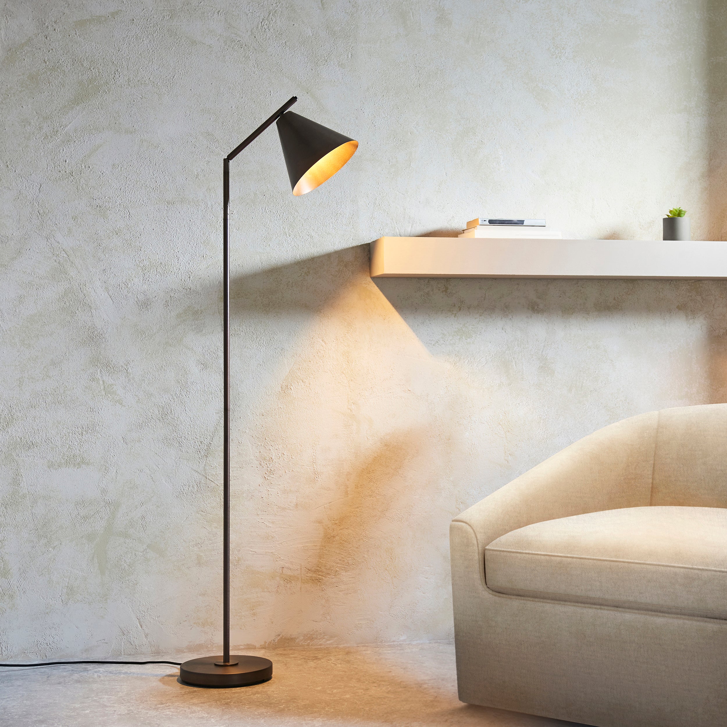 Cape Bronze Task Floor Lamp