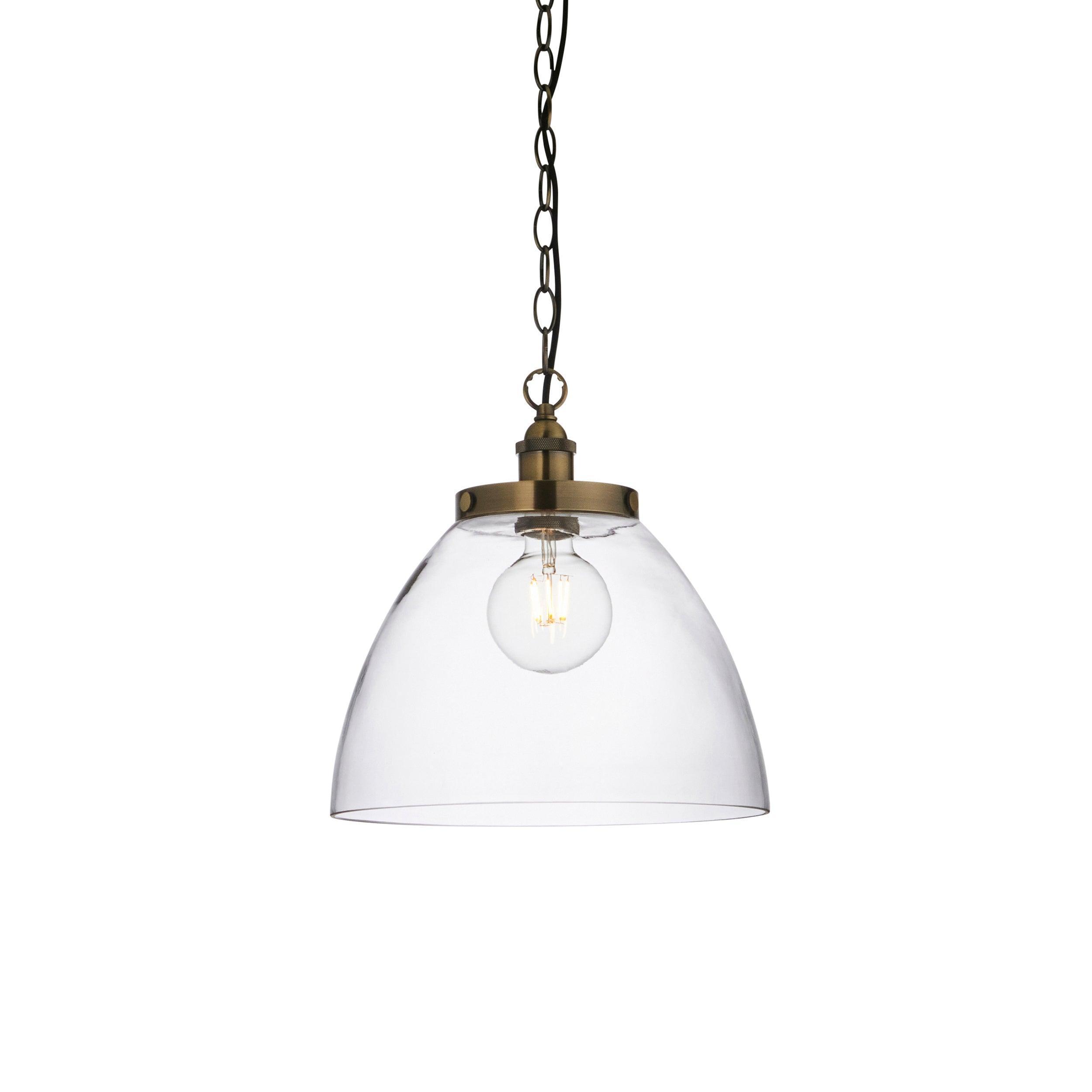 Hansen Grand Brass Pendant Ceiling Light_close-up