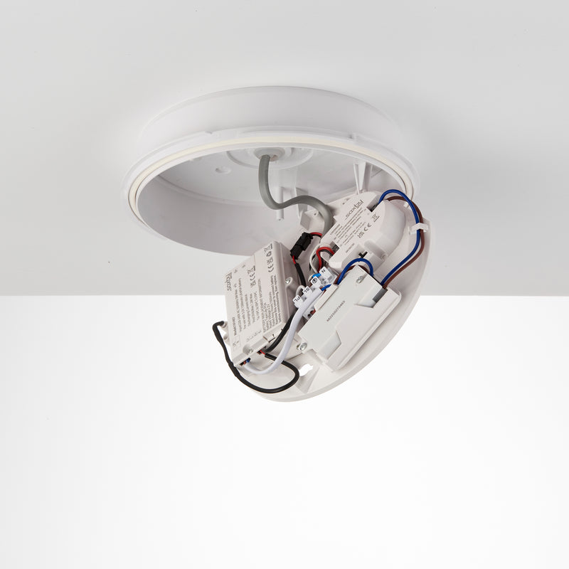 HeroPro Mini LED Outdoor Flush Bulkhead Light IP65 12W - CCT