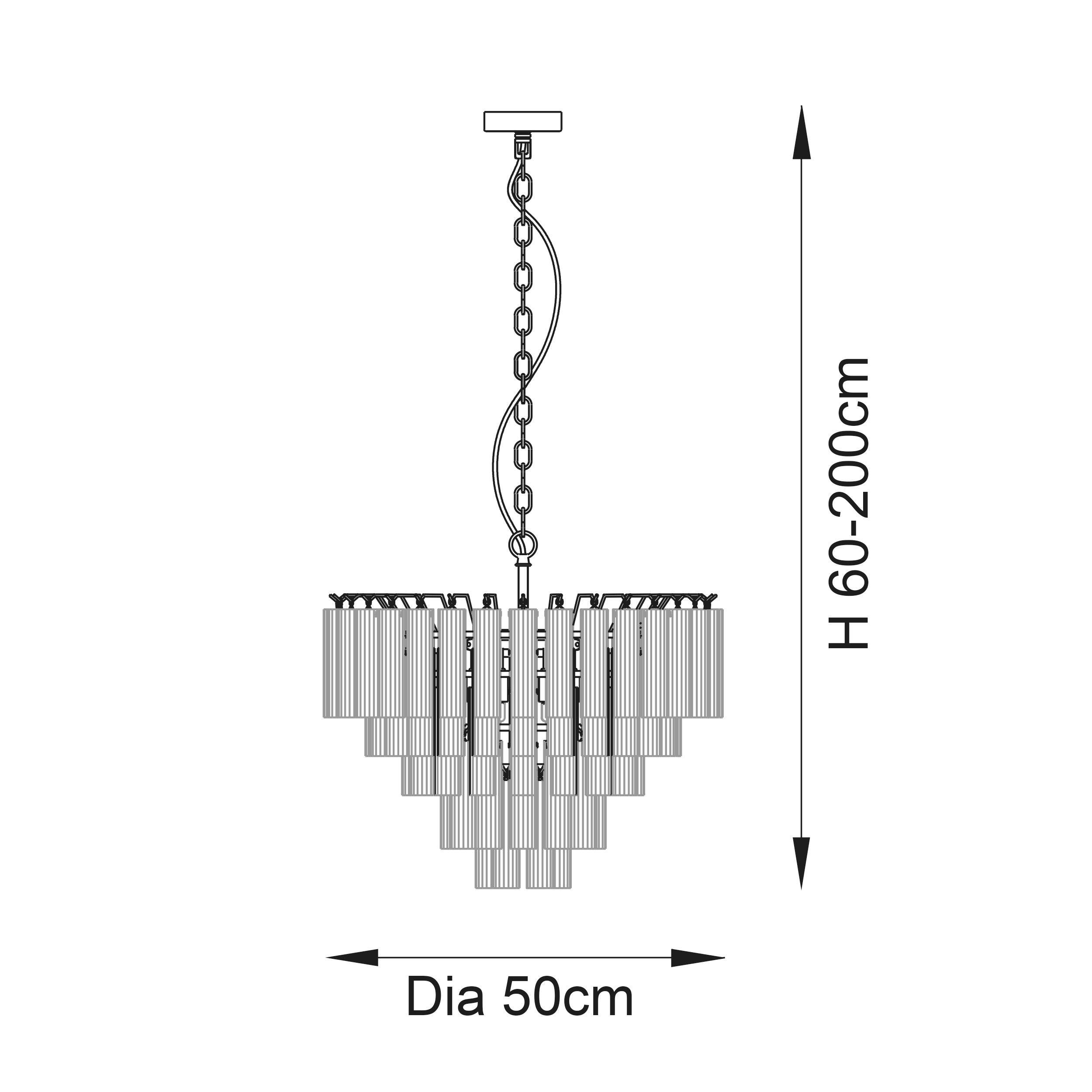 Toulouse 12 Light Tiered Glass Pendant-Ceiling Pendant Lights-Endon Lighting Bedrooom Lighting Wider ImageTiffany Lighting Direct