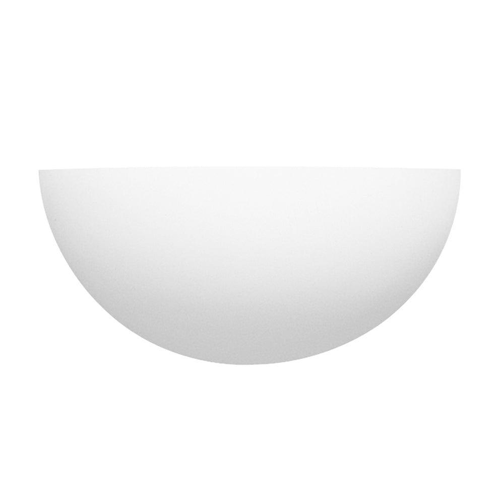 Plaster Ceramic Paintable Uplighter Wall Light - 30cm-warehouse-clearance-020426