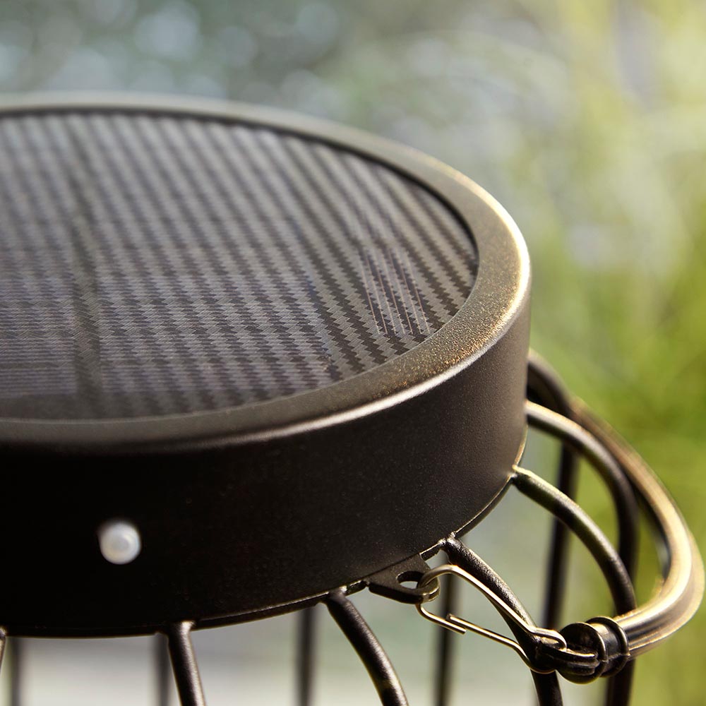 Tropic Solar Black Outdoor Table Lamp