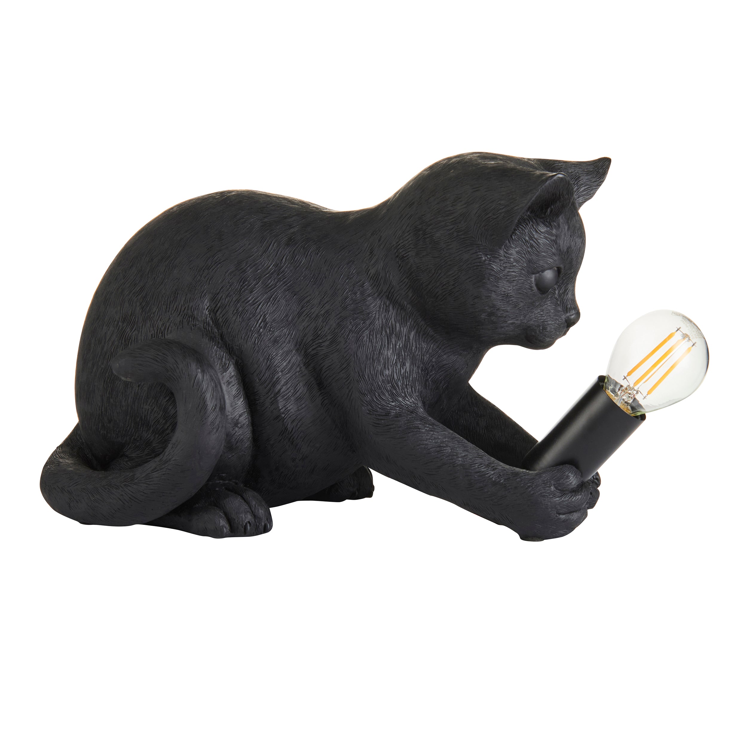 Kitten Black Cat Table Lamp