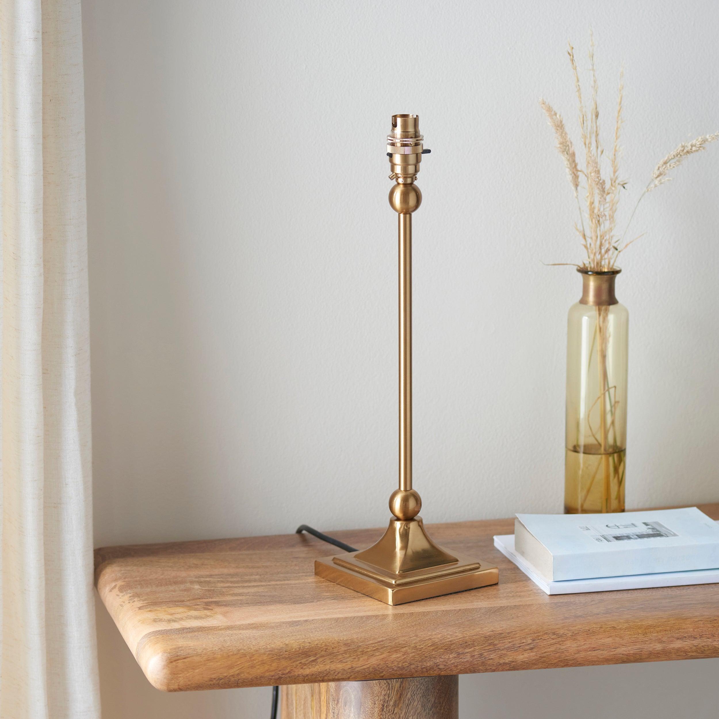 Santiago Brass Table Lamp Base