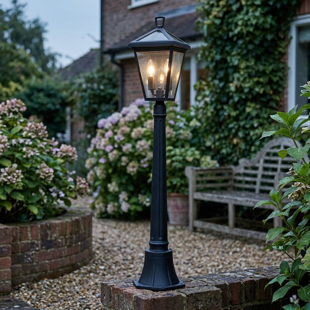 Alford Place 2 Light Bollard Pillar Lantern