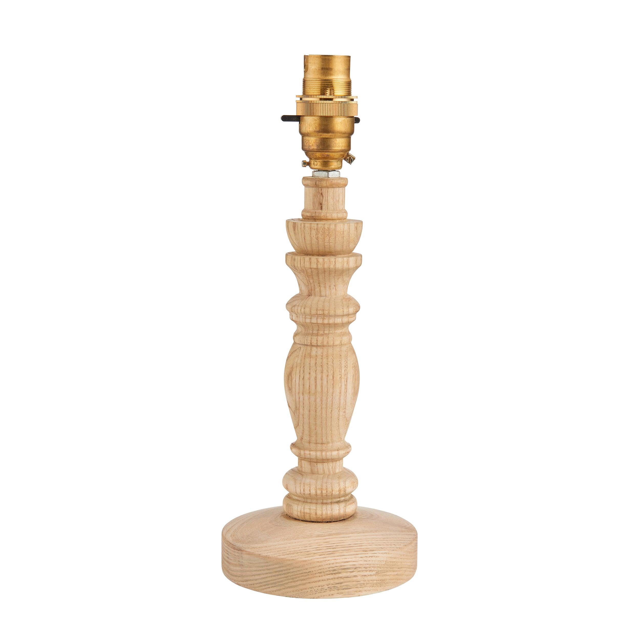 Bibury Wooden Table Lamp Base