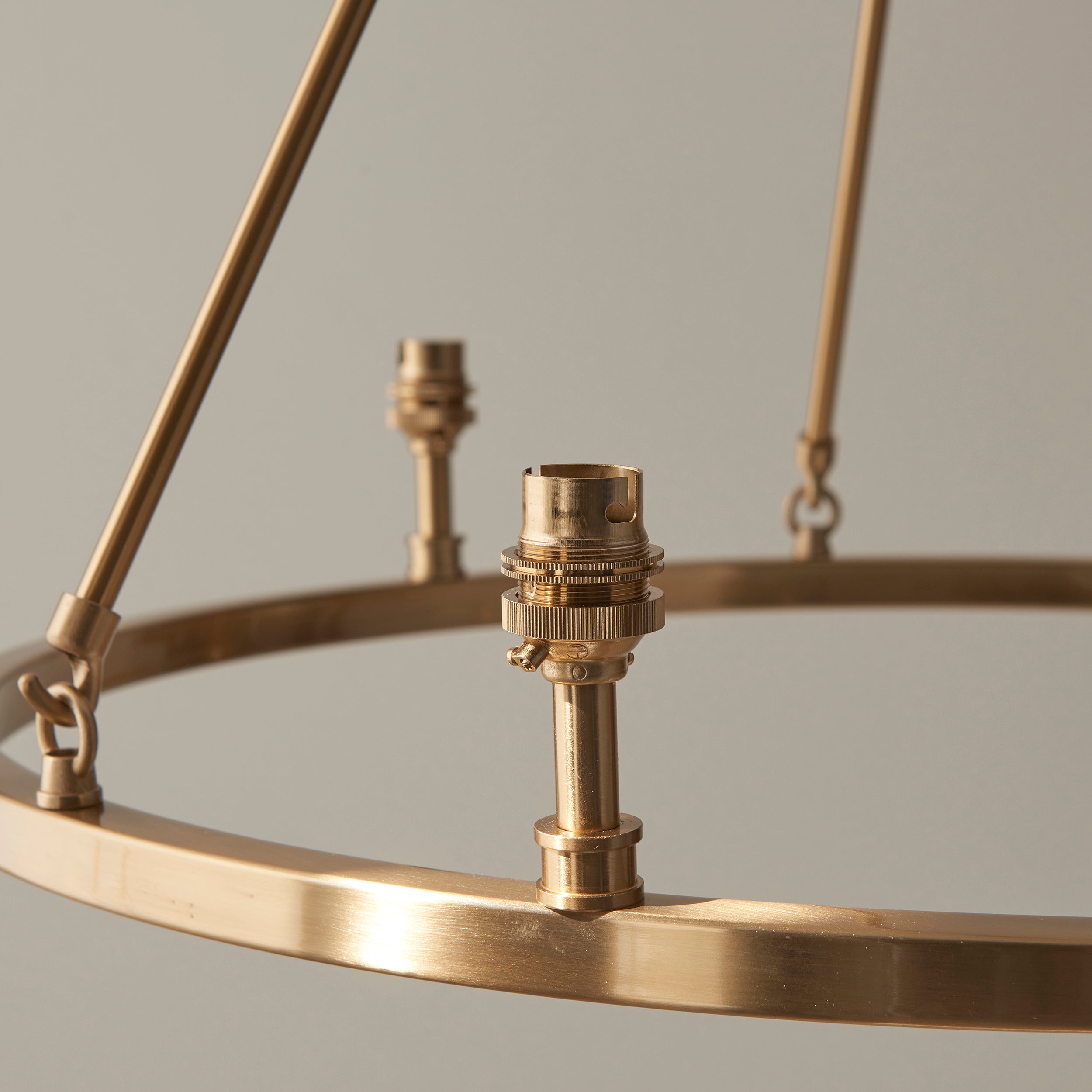 Endon Chester 6 Light Brass Ceiling Pendant