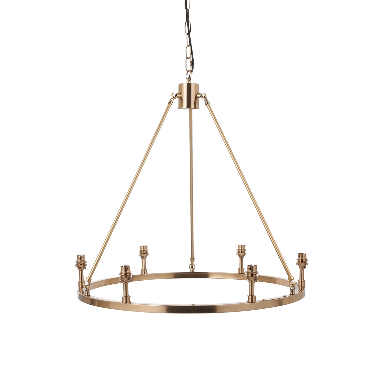 Endon Chester 6 Light Brass Ceiling Pendant-OB-180926