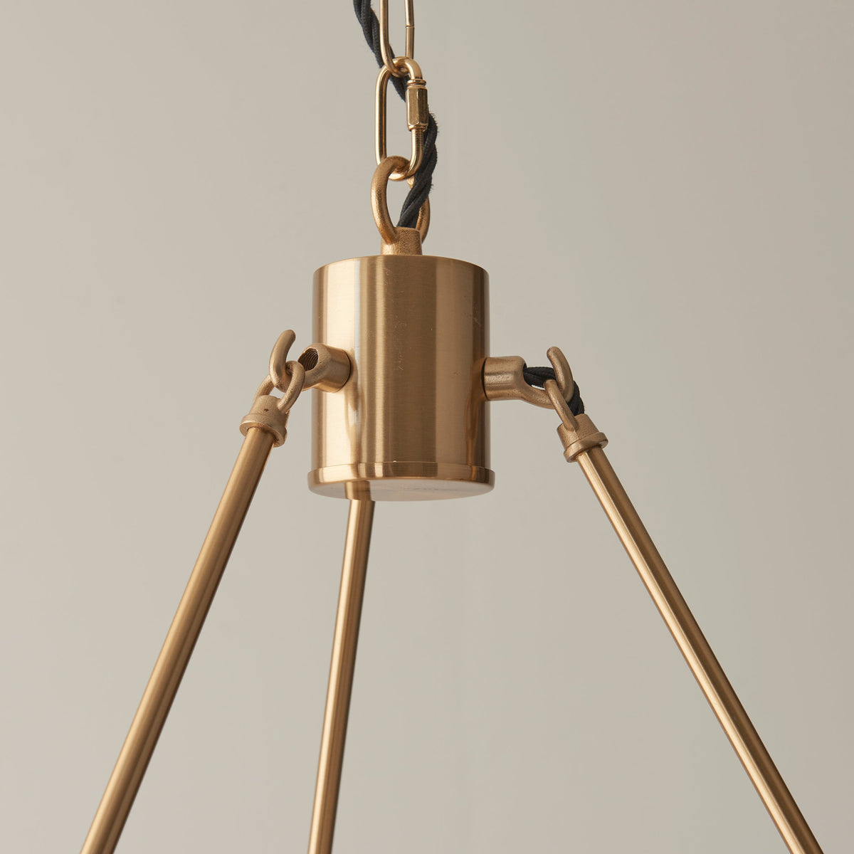 Endon Chester 6 Light Brass Ceiling Pendant-OB-180926