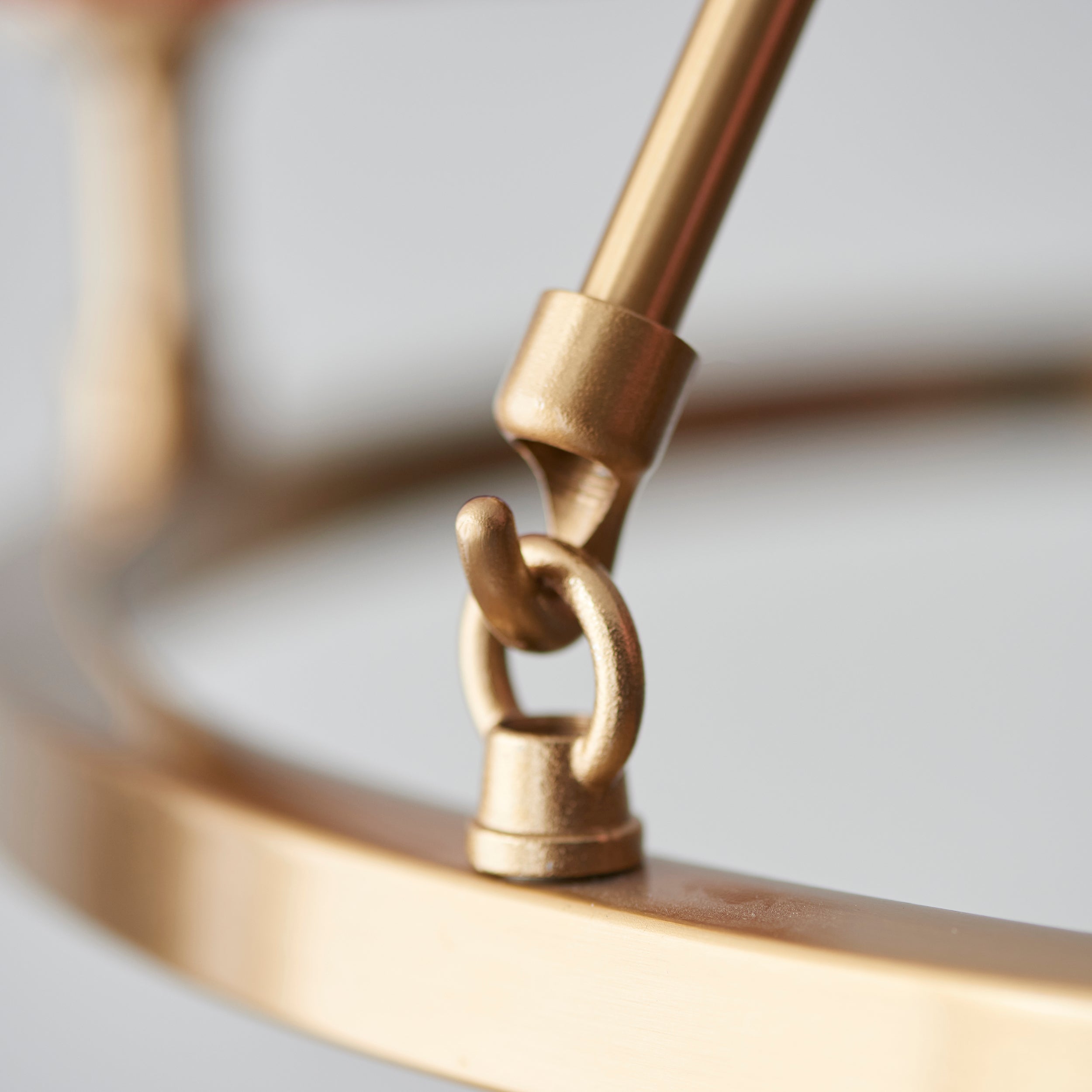 Endon Chester 3 Light Brass Ceiling Pendant