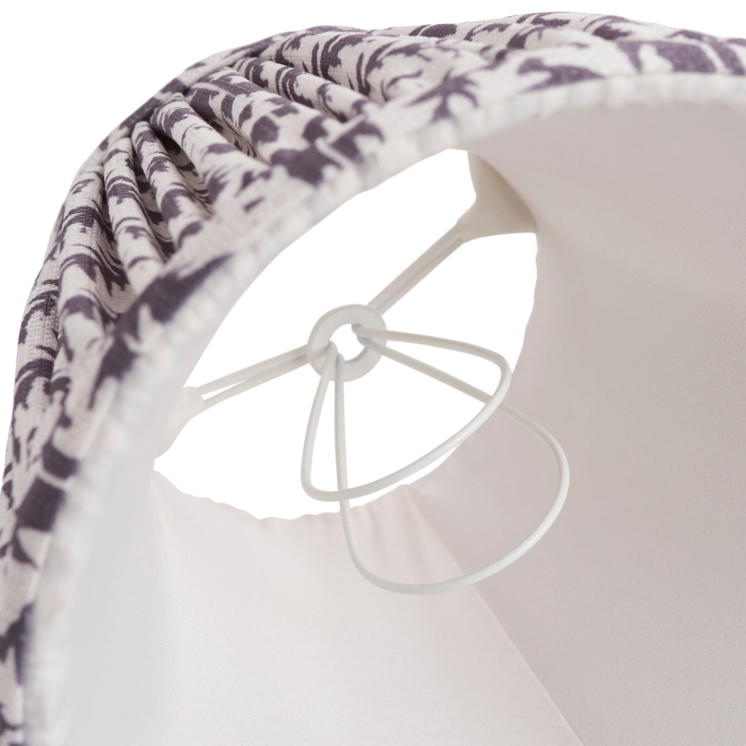 Leaf 16cm Grey Lamp Shade