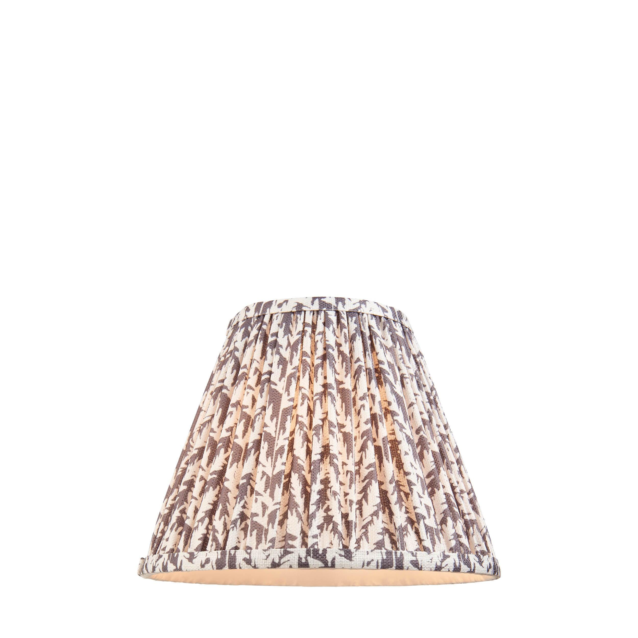 Leaf 25cm Grey Lamp Shade