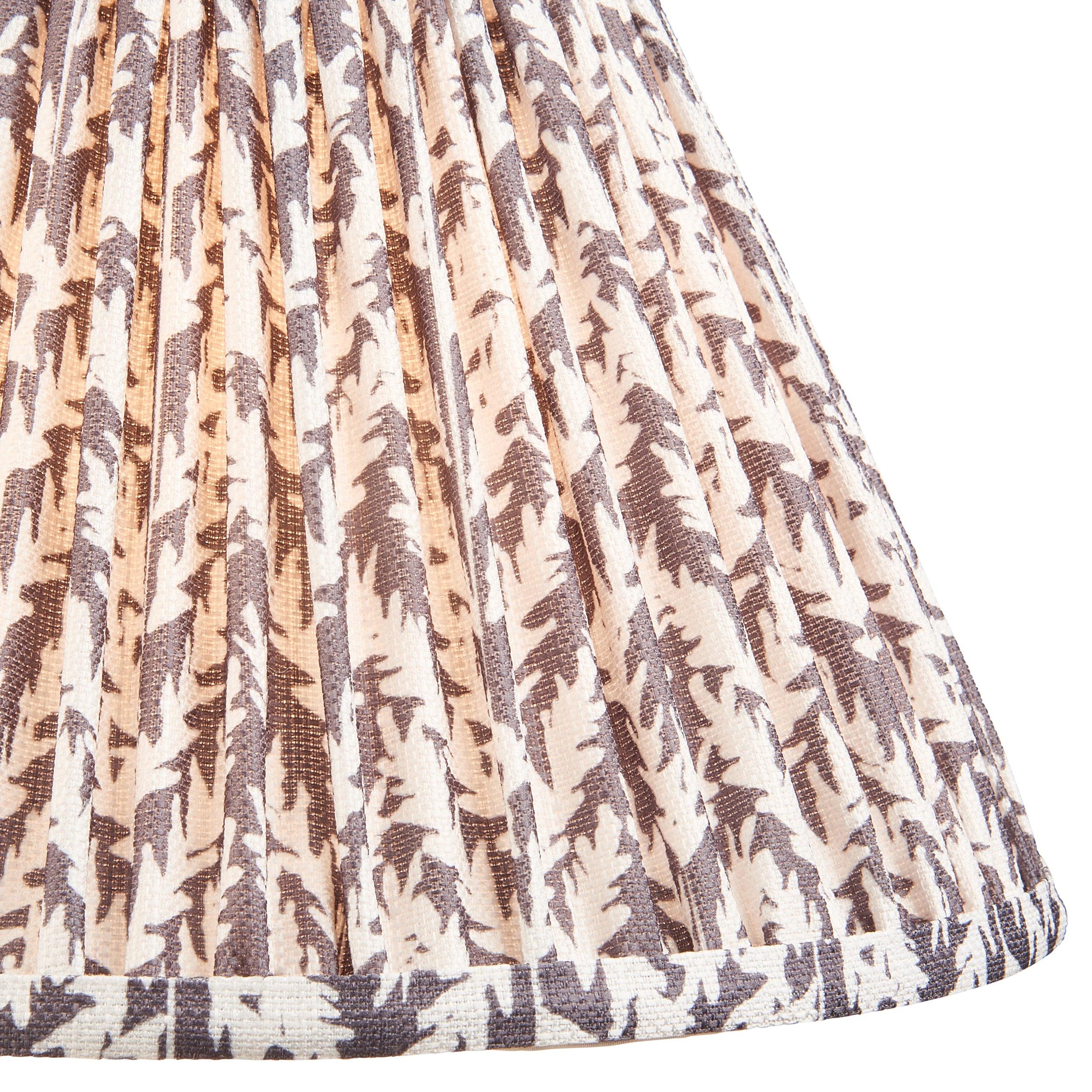 Leaf 30cm Grey Lamp Shade