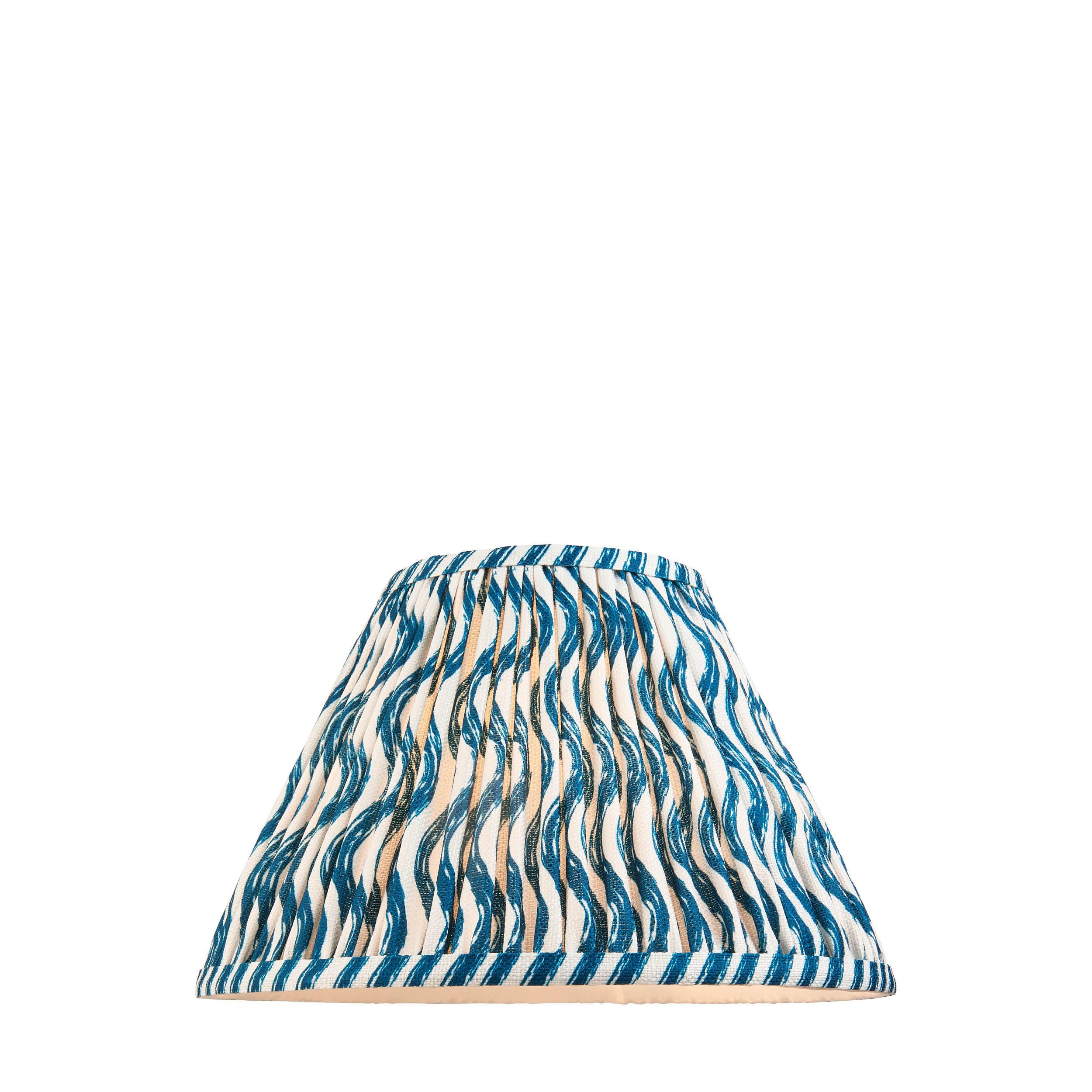 Ripple 30cm Blue Lamp Shade
