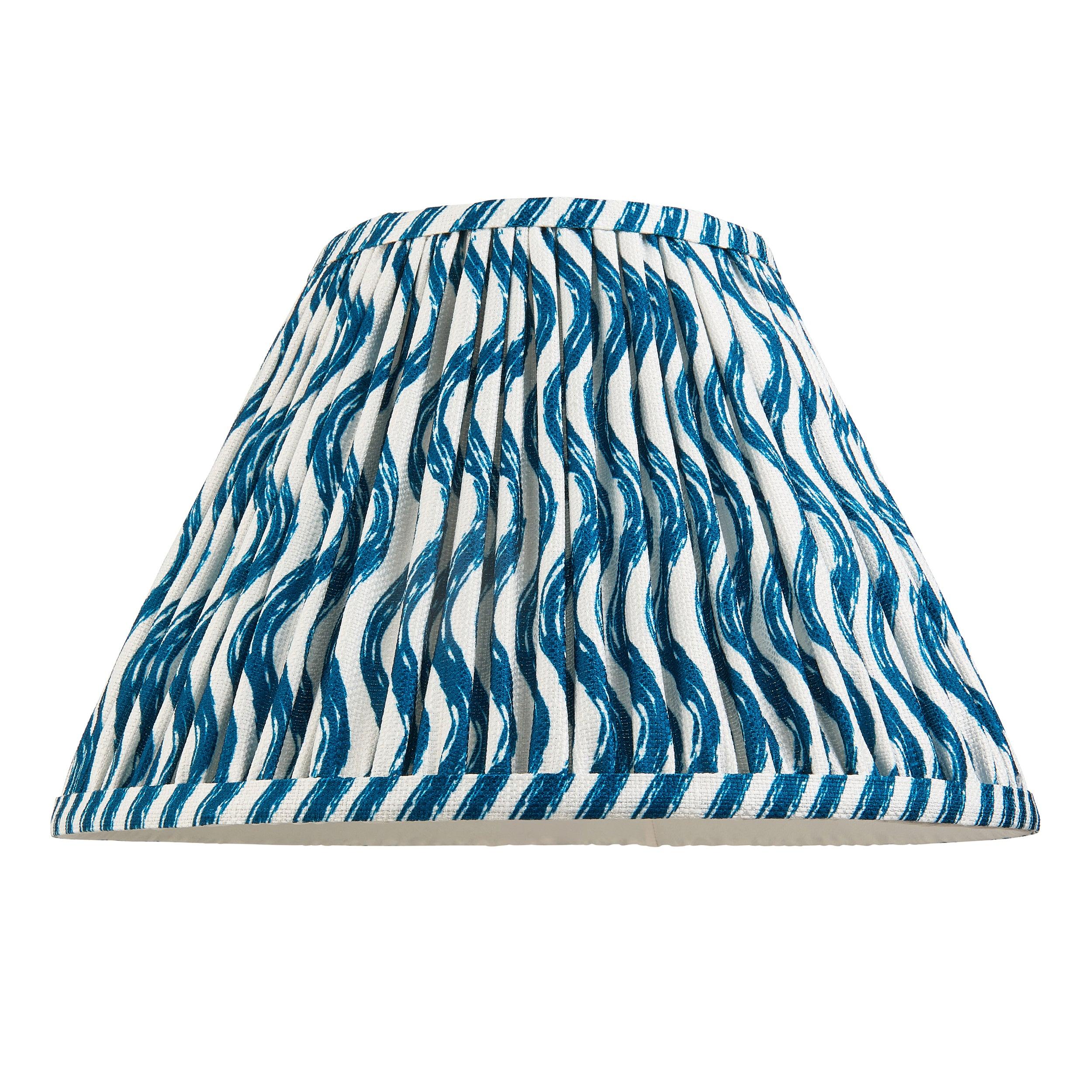 Ripple 30cm Blue Lamp Shade