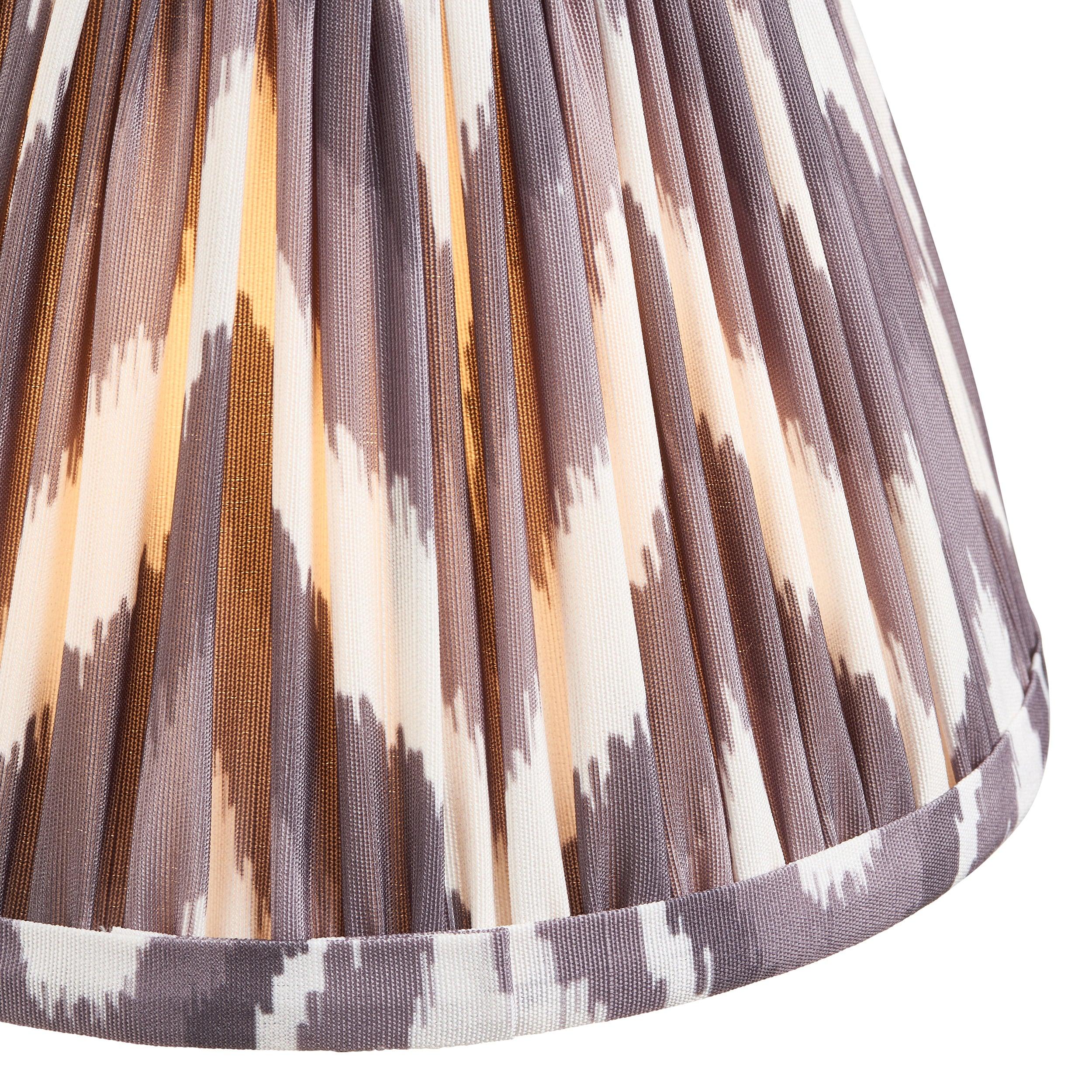 Zigzag 16cm Grey Lamp Shade