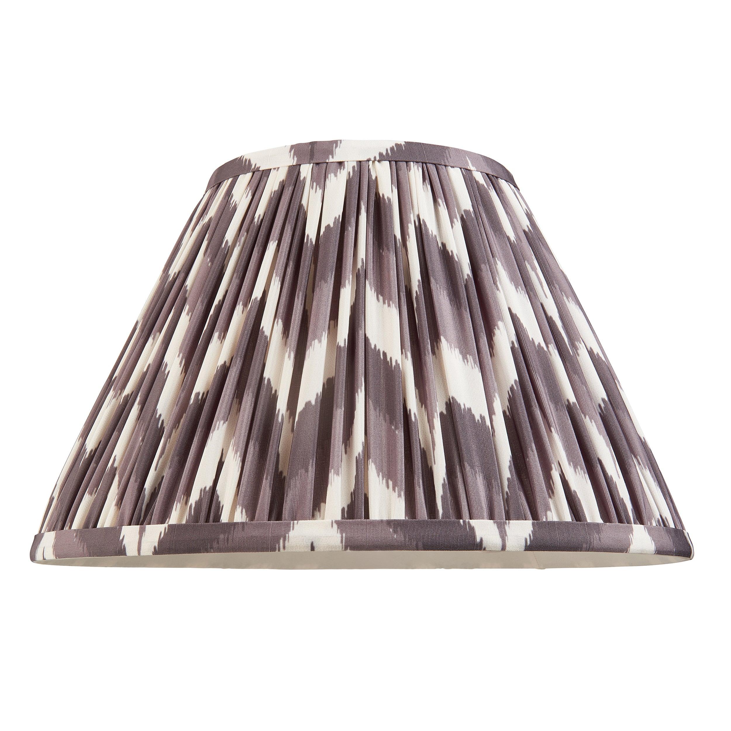 Zigzag 30cm Grey Lamp Shade