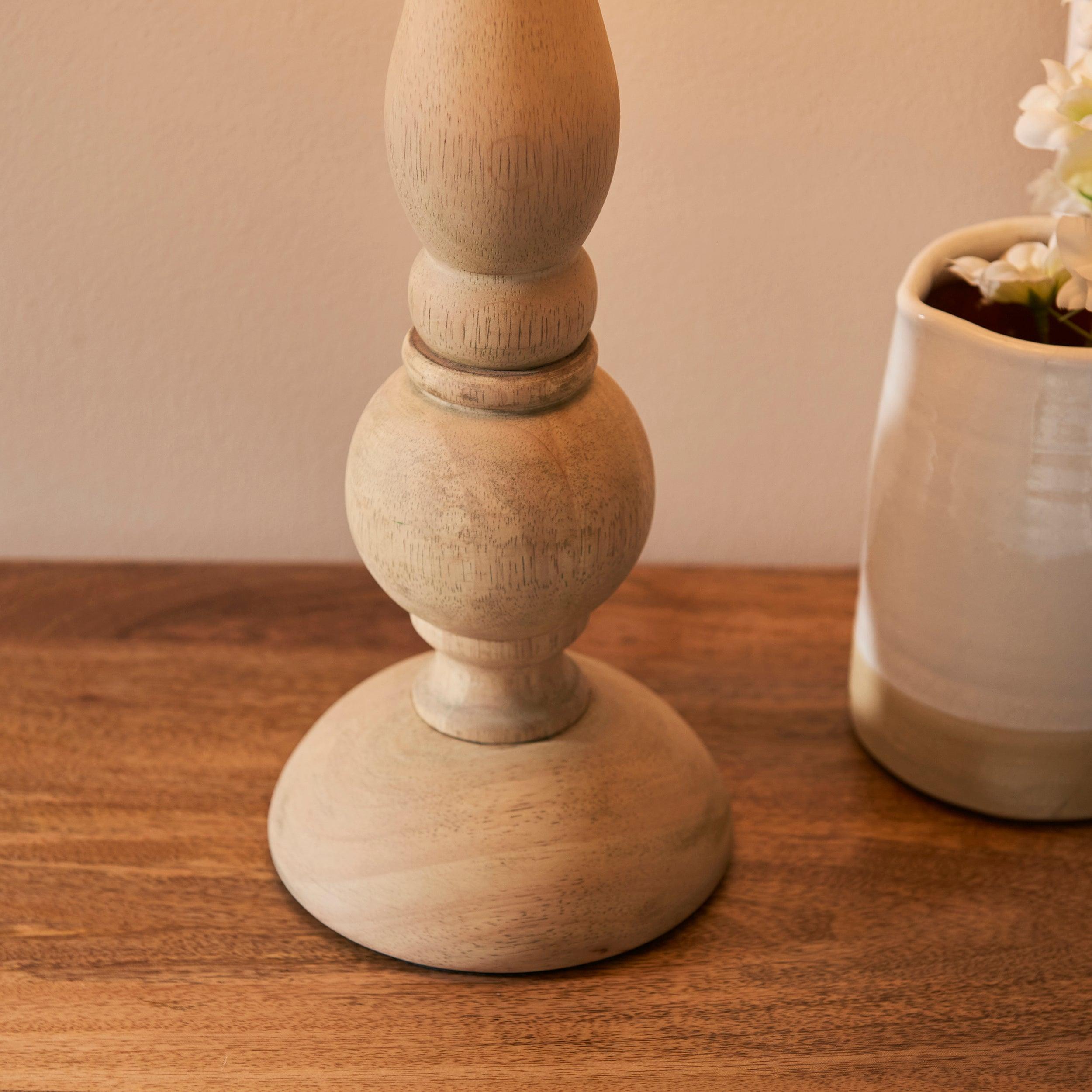 Hidcote Wooden Table Lamp Base-OPEN-BOX-020426