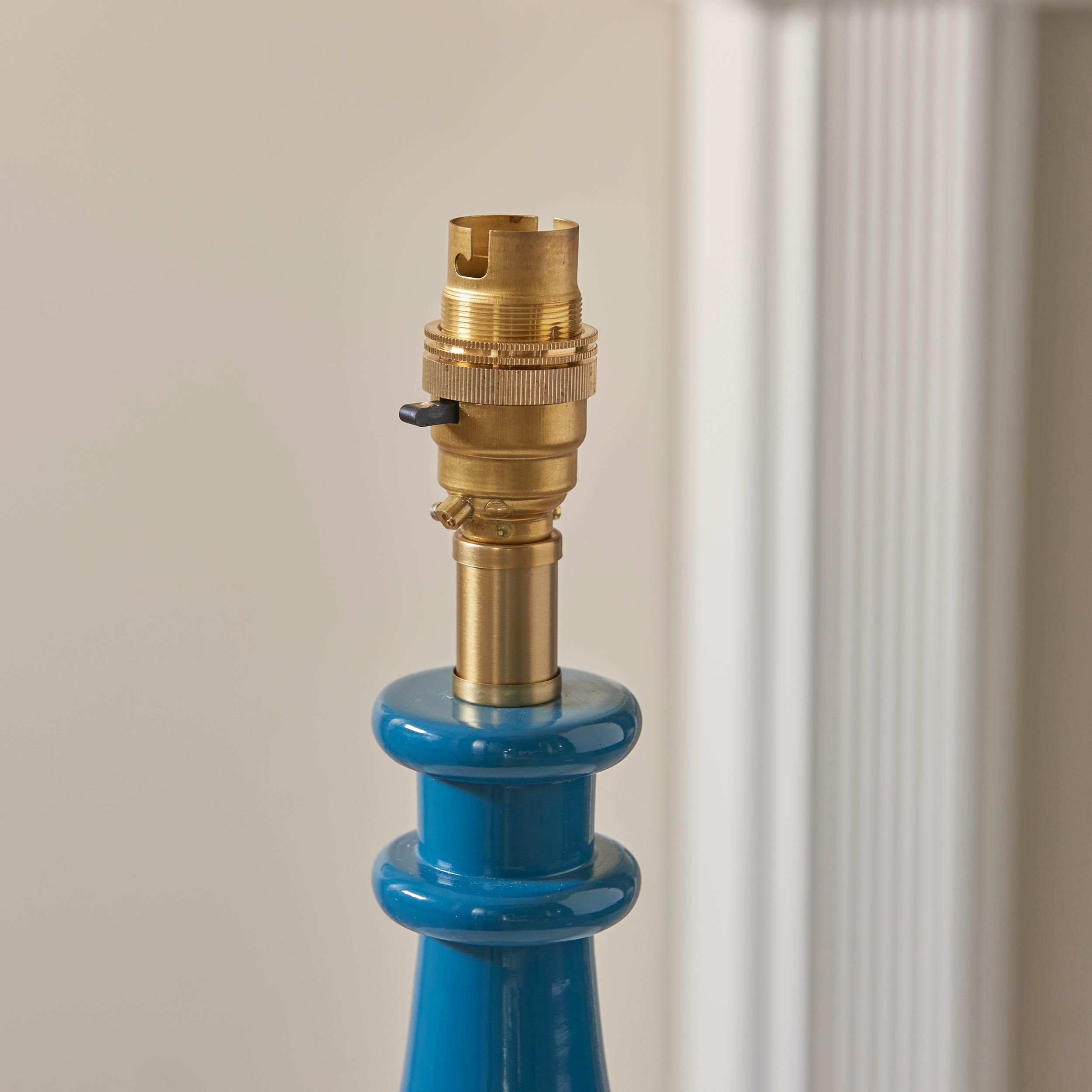 Myrtle Blue Table Lamp Base