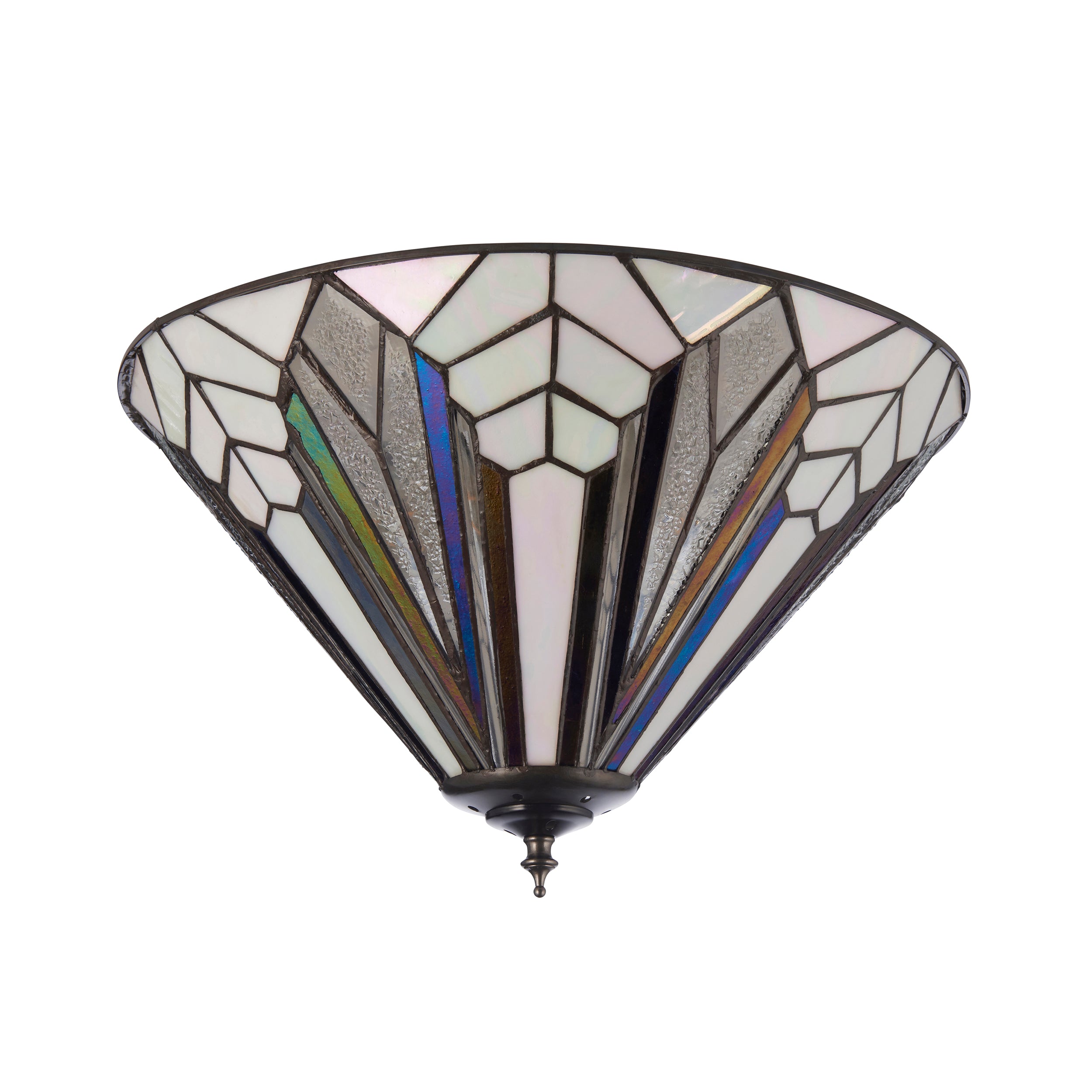 Interiors 1900 Astoria 40cm Tiffany Flush Ceiling Light