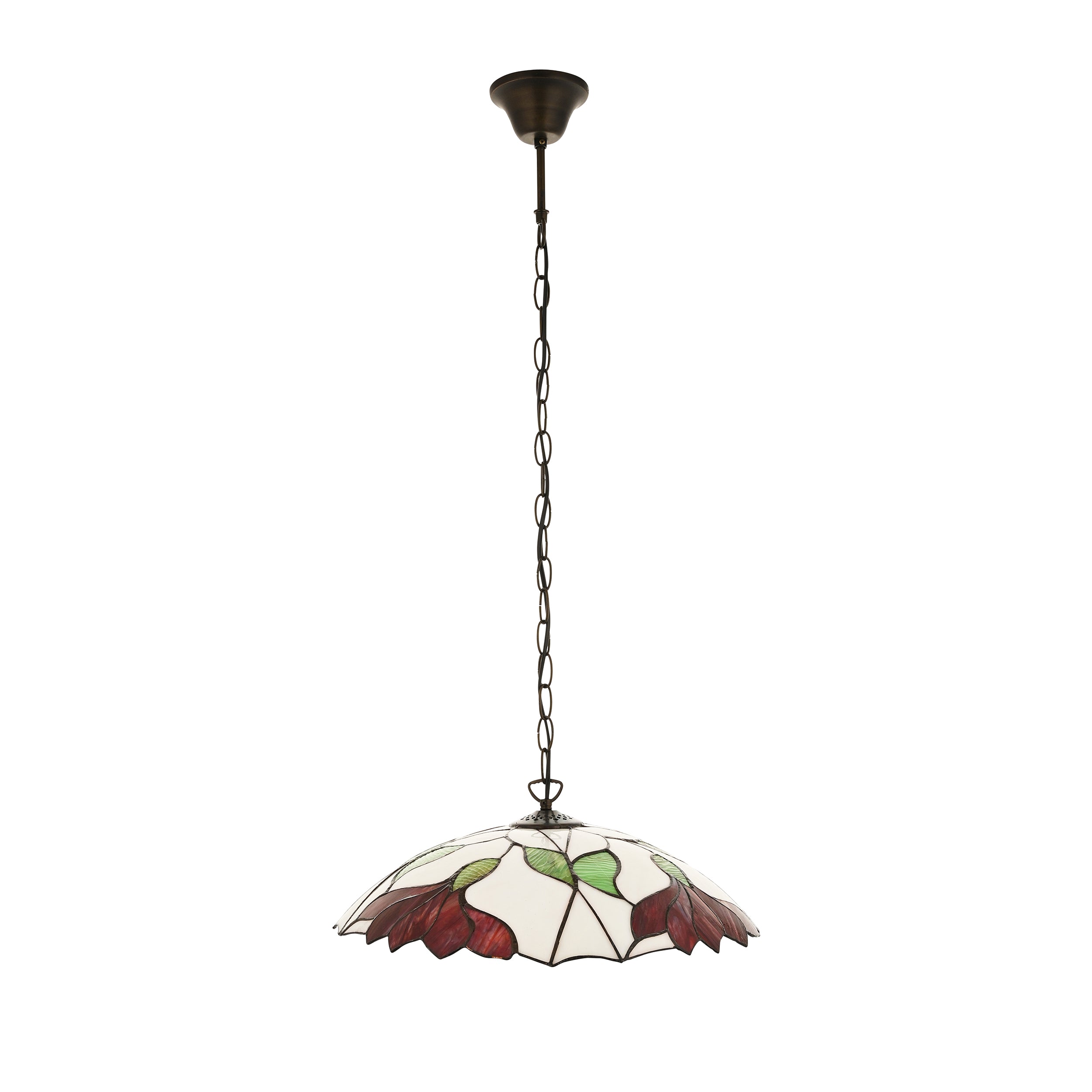 Interiors 1900 Botanica Large Tiffany Pendant Ceiling Light