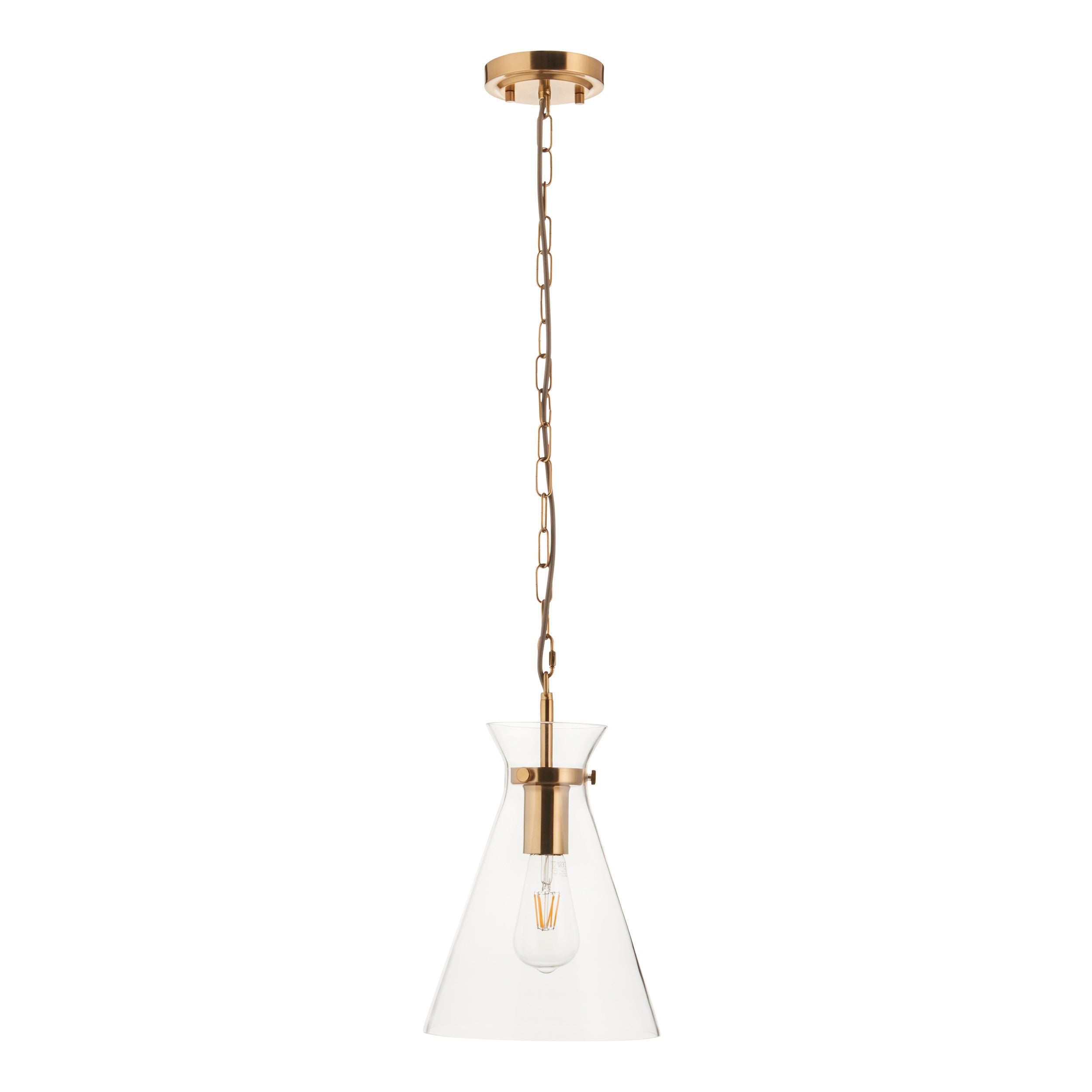 Harlow Brass Pendant Ceiling Light