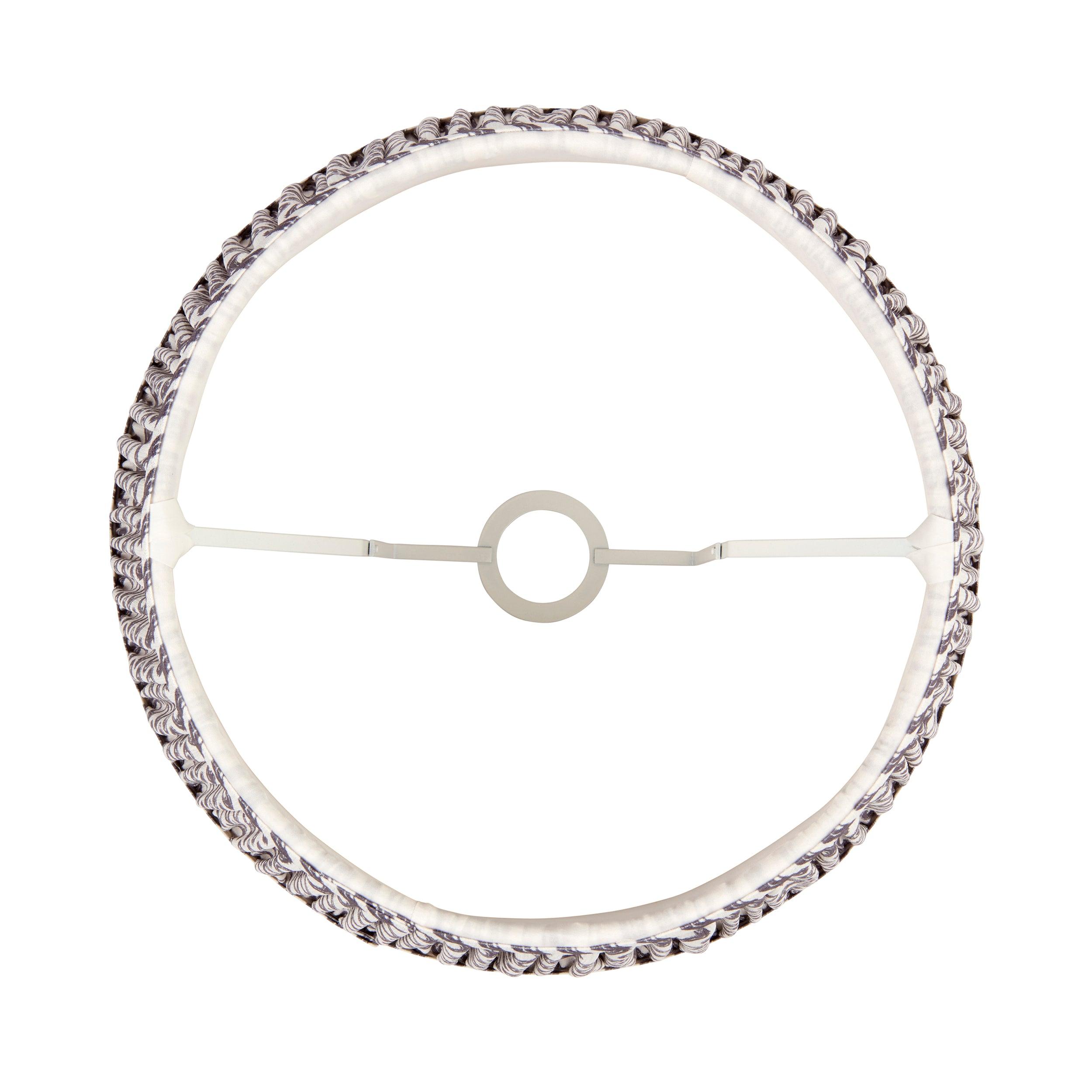 Ripple 40cm Grey Lamp Shade