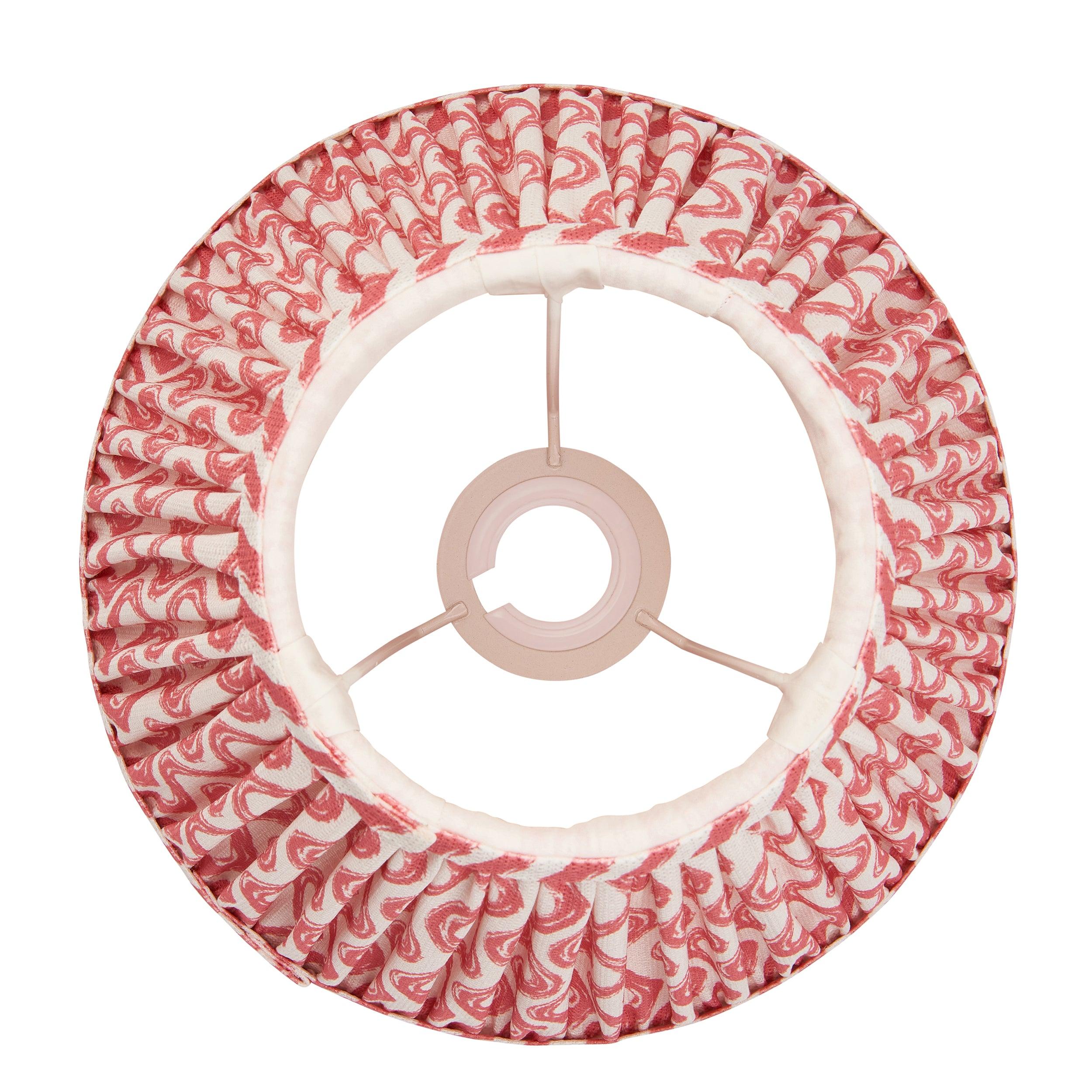 Ripple 25cm Pink Lamp Shade