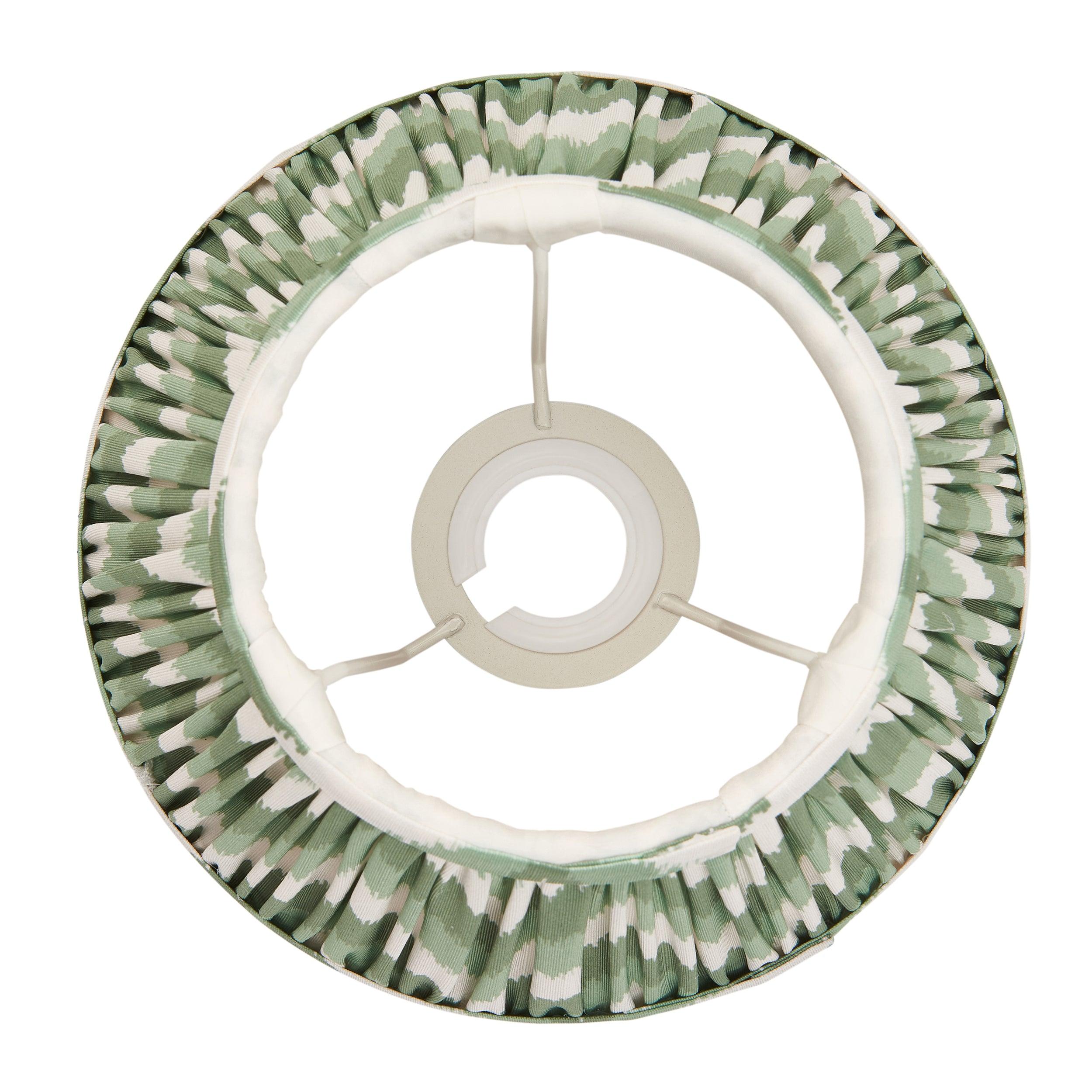 Zigzag 20cm Green Lamp Shade
