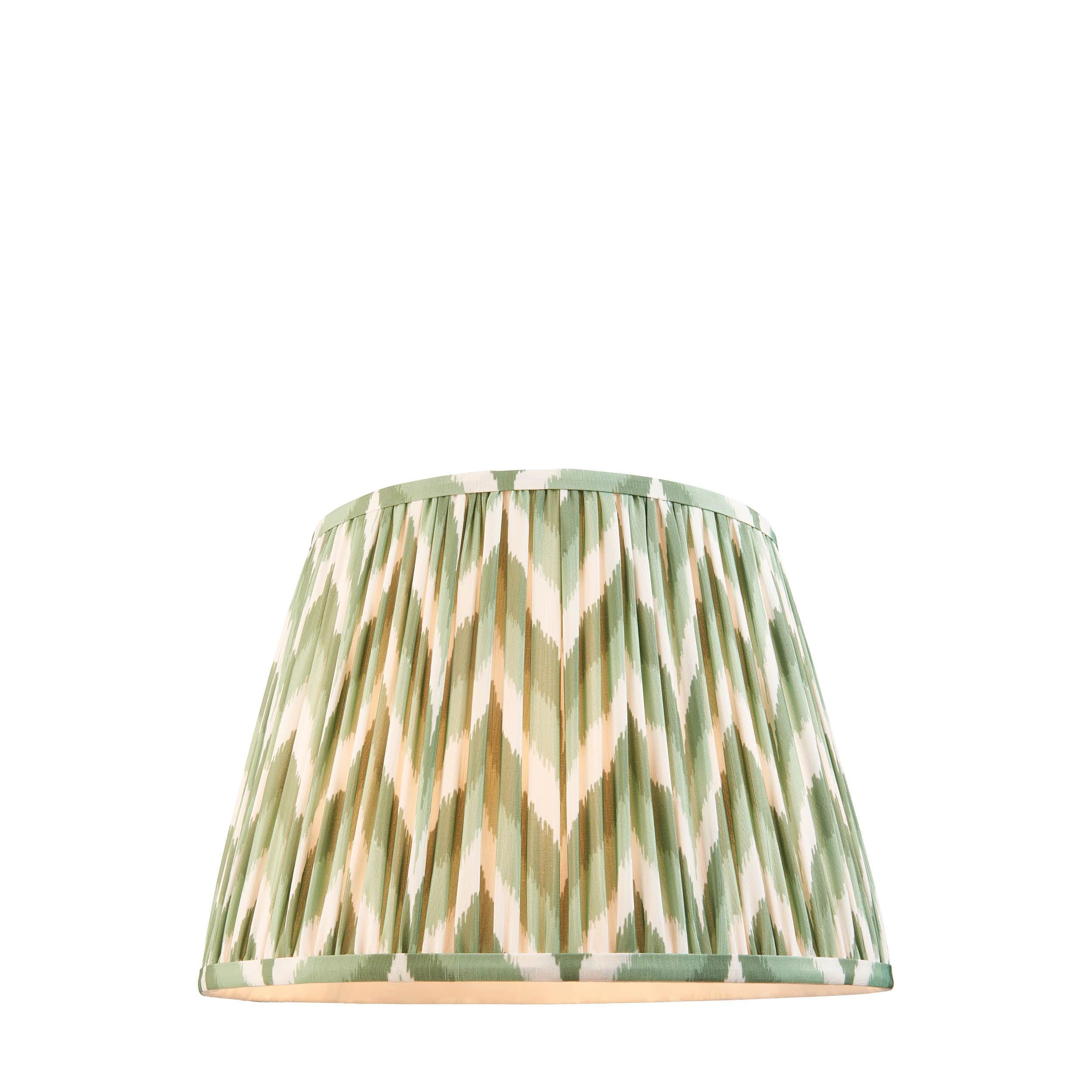 Zigzag 35cm Green Lamp Shade