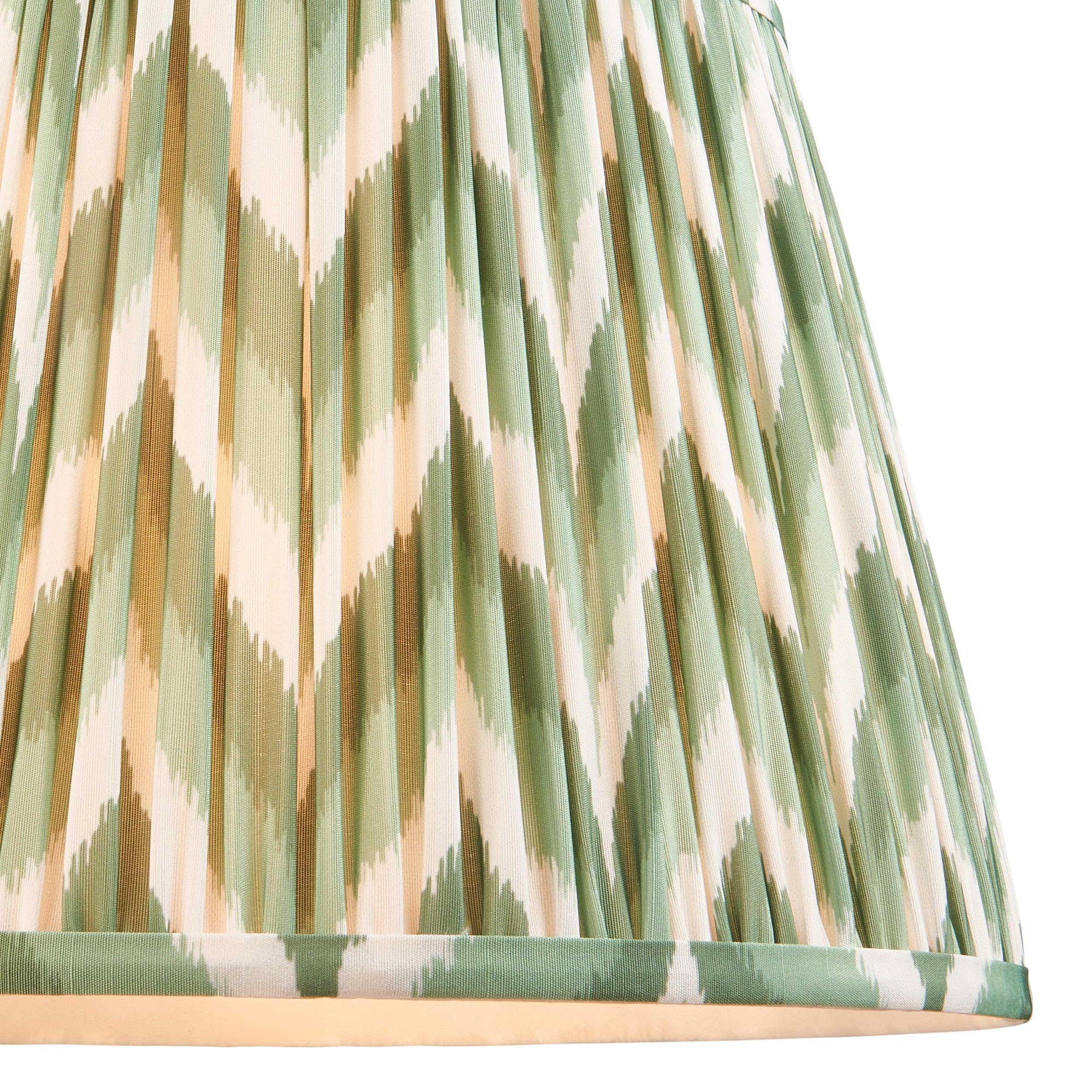 Zigzag 35cm Green Lamp Shade