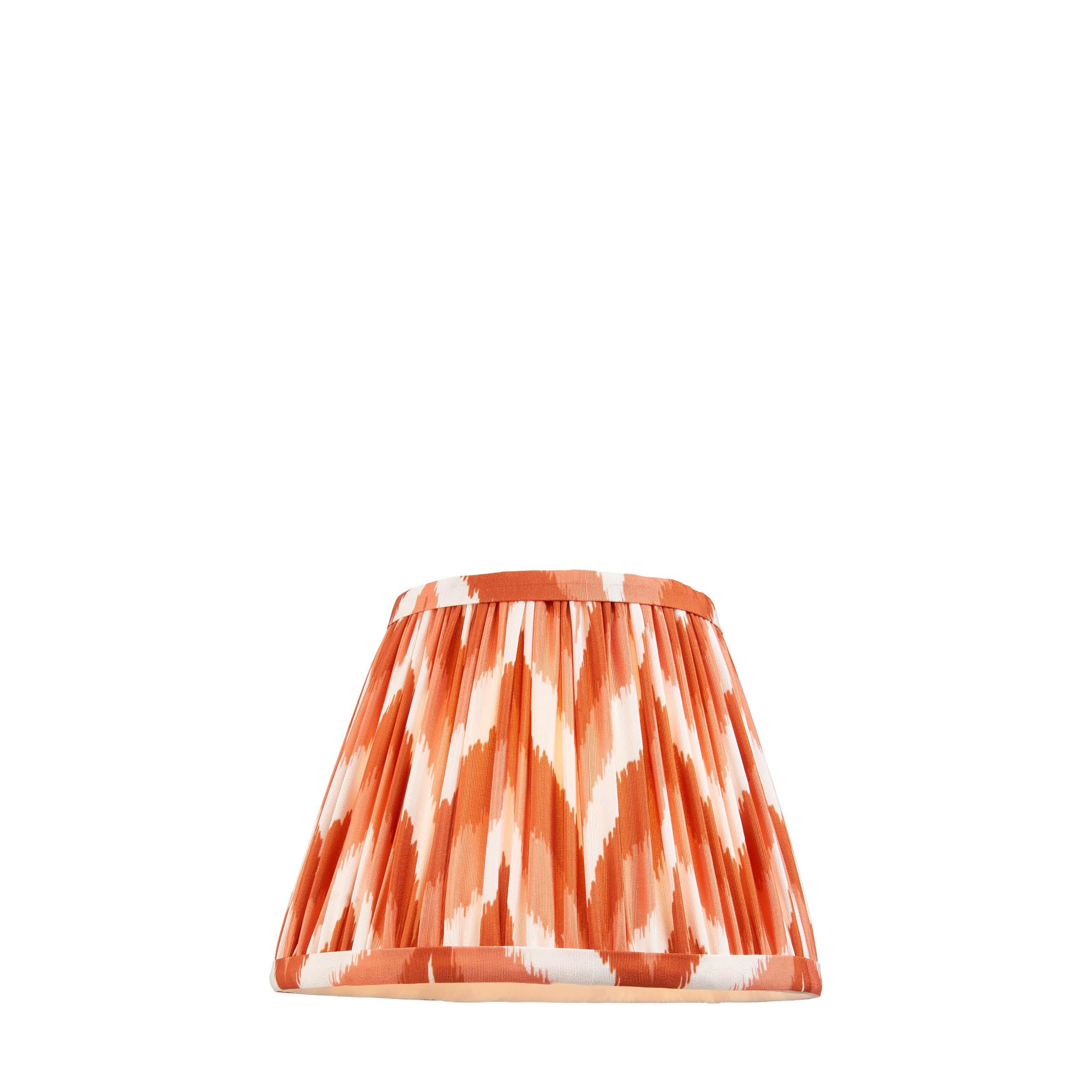 Zigzag 20cm Apricot Lamp Shade