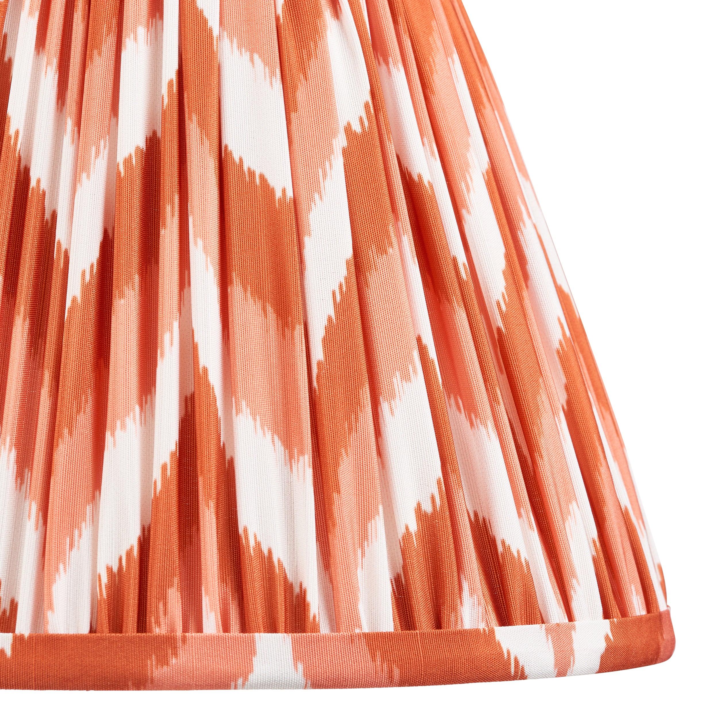 Zigzag 25cm Apricot Lamp Shade