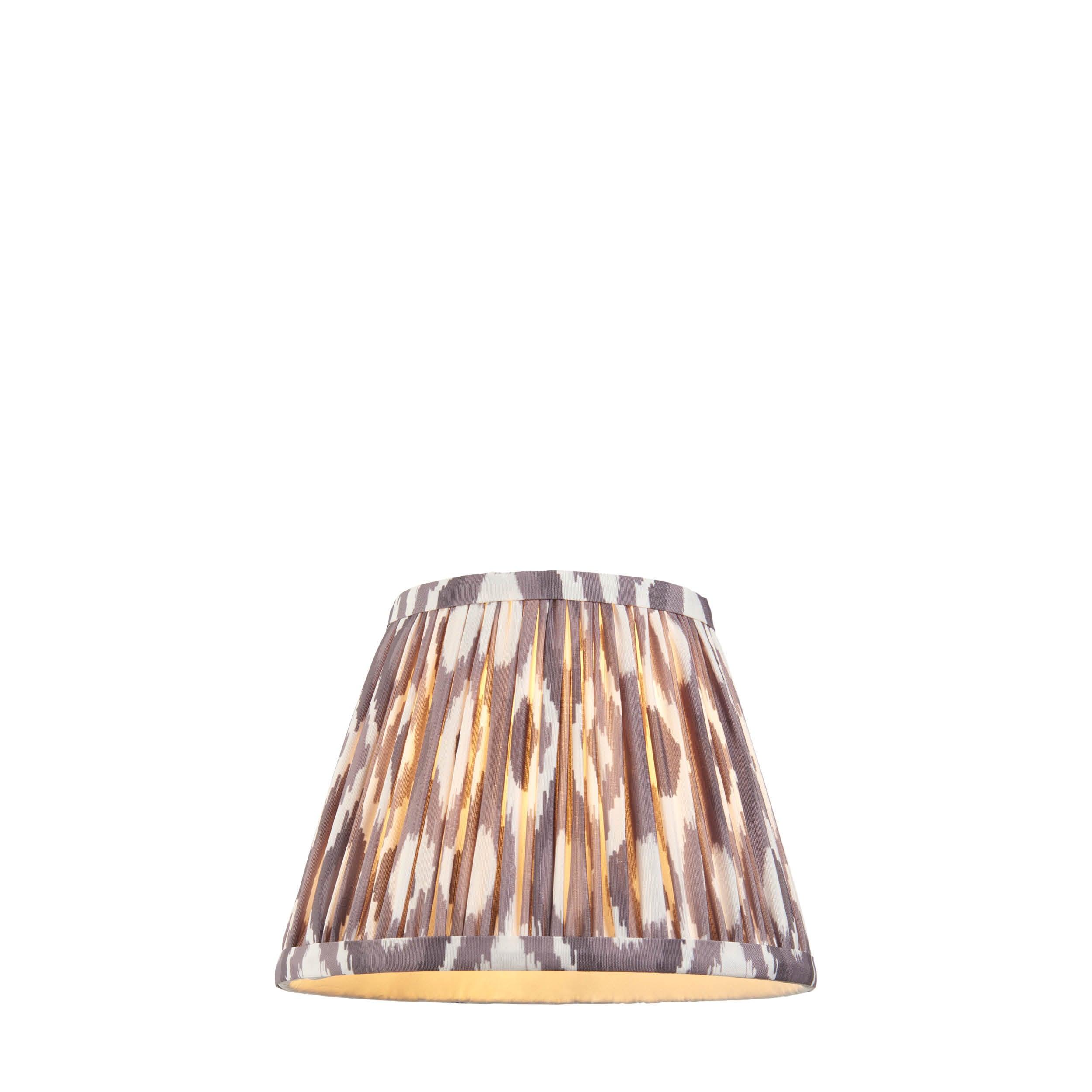 Ikat 20cm Grey Lamp Shade