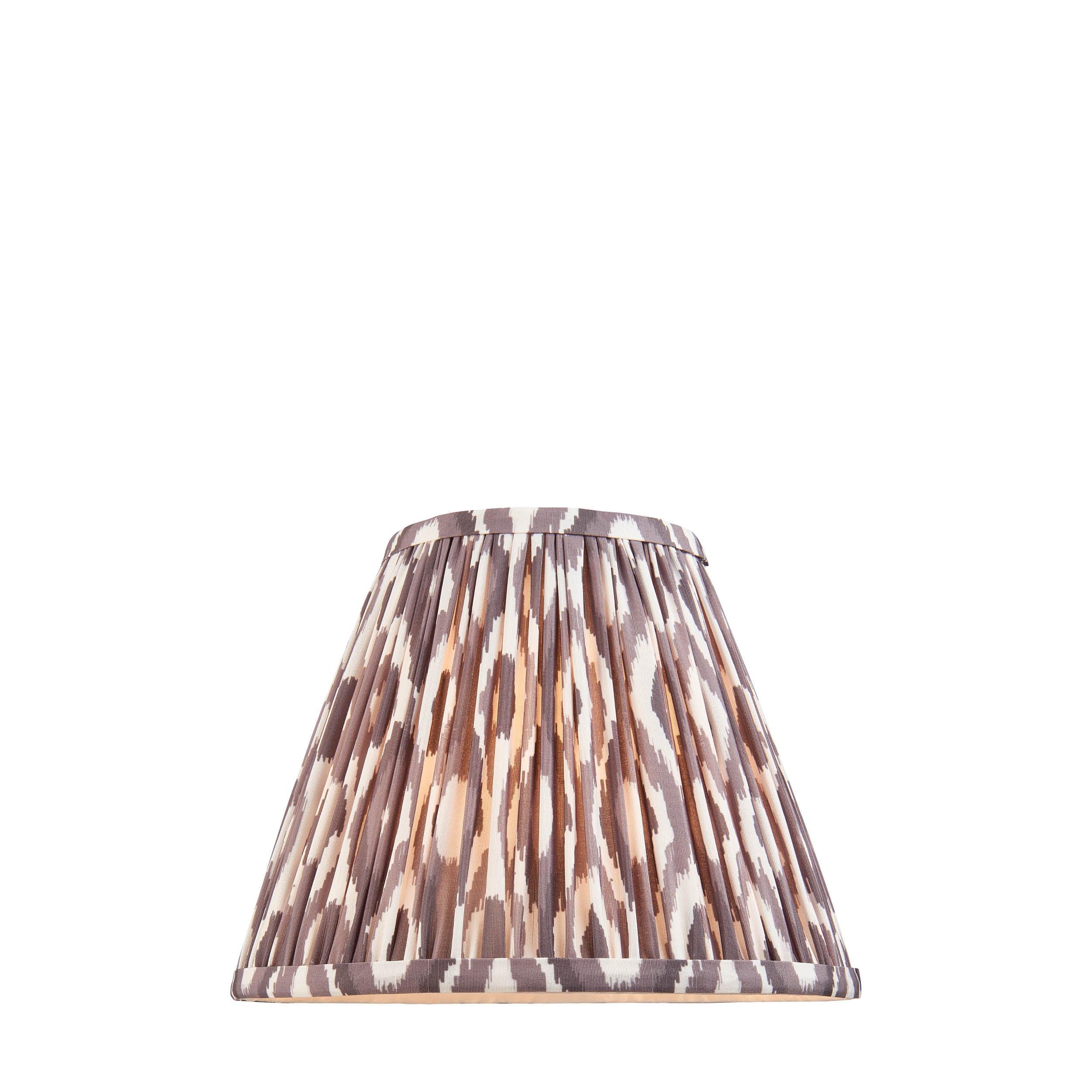 Ikat 25cm Grey Lamp Shade