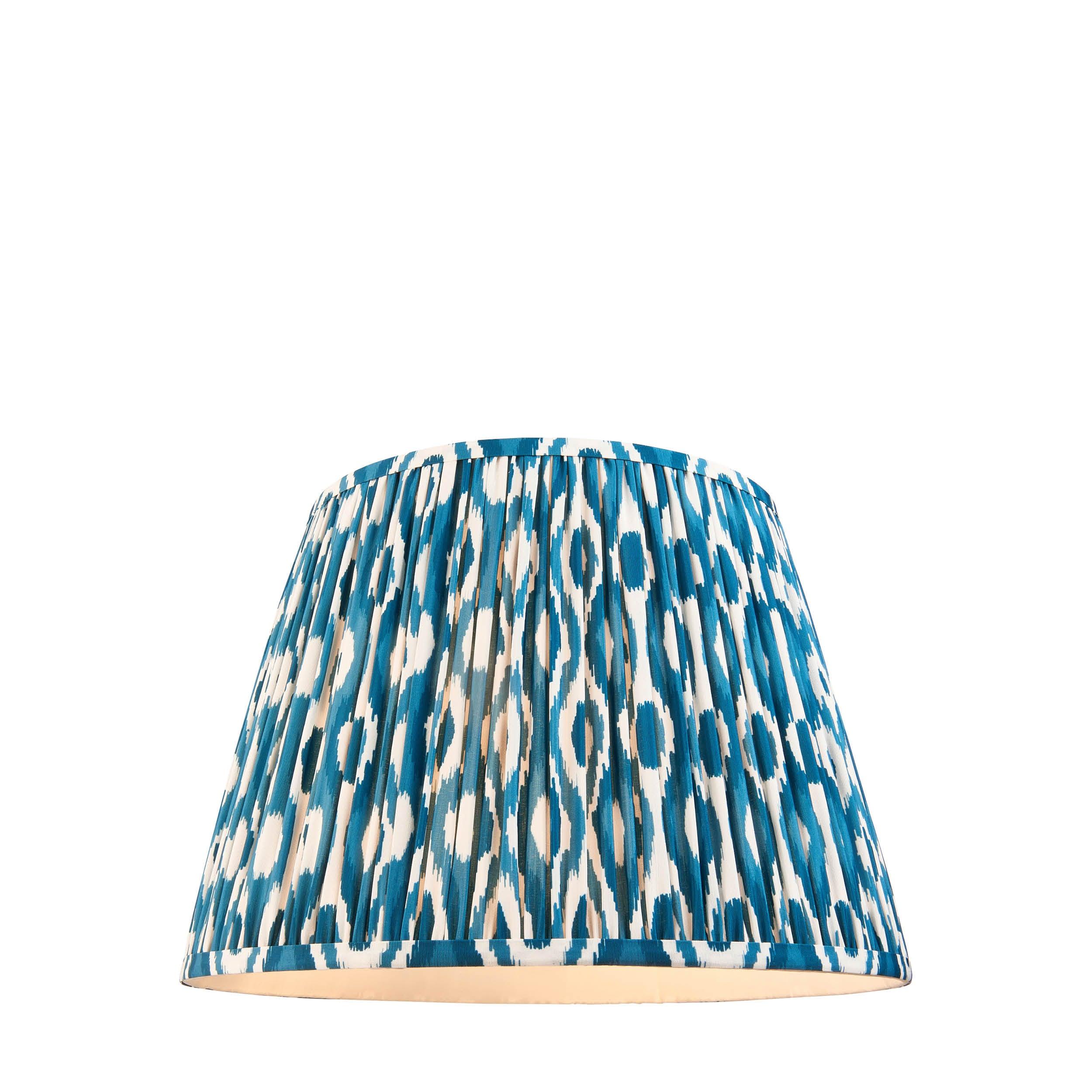 Ikat 40cm Blue Lamp Shade