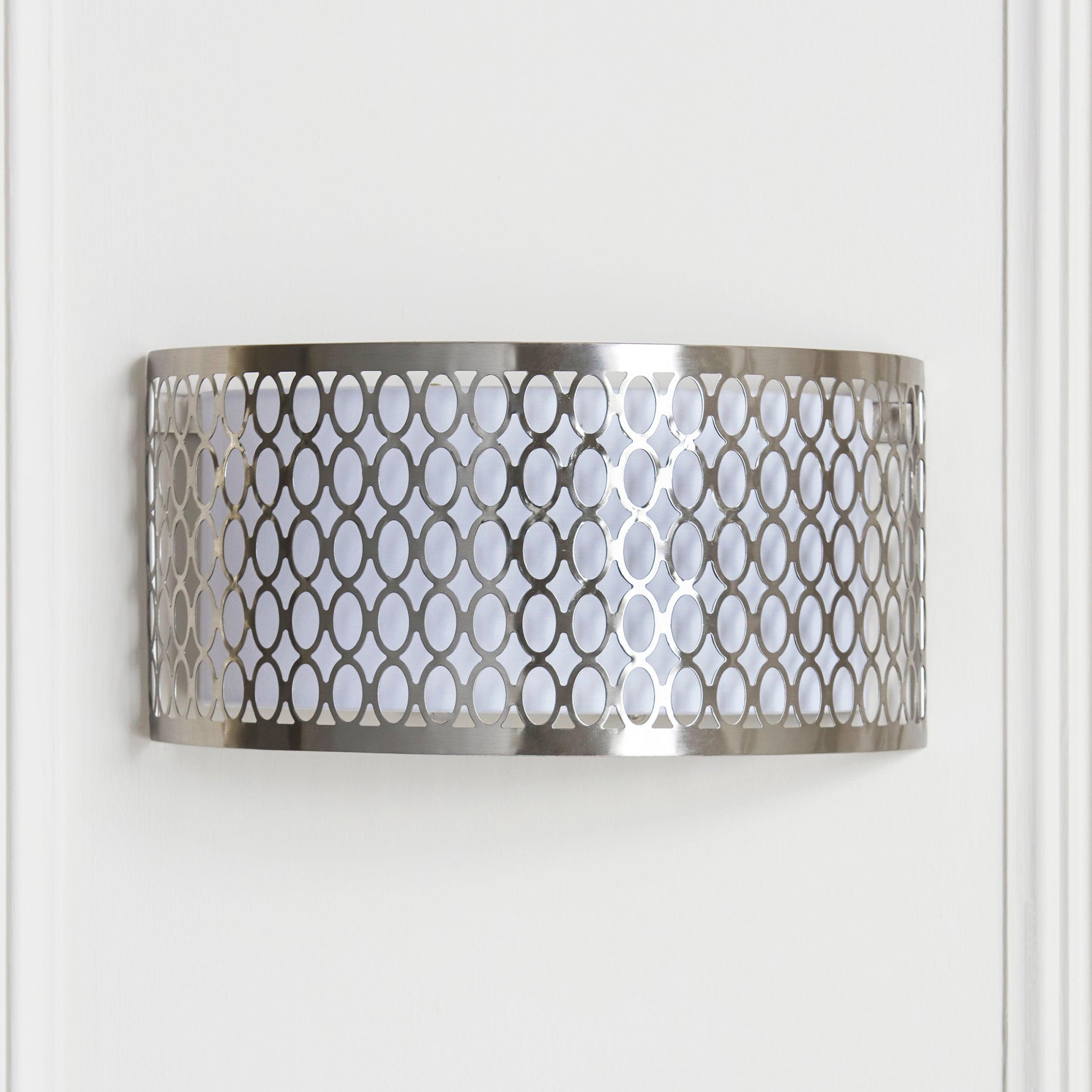 Endon Cordero Nickel Wall Light
